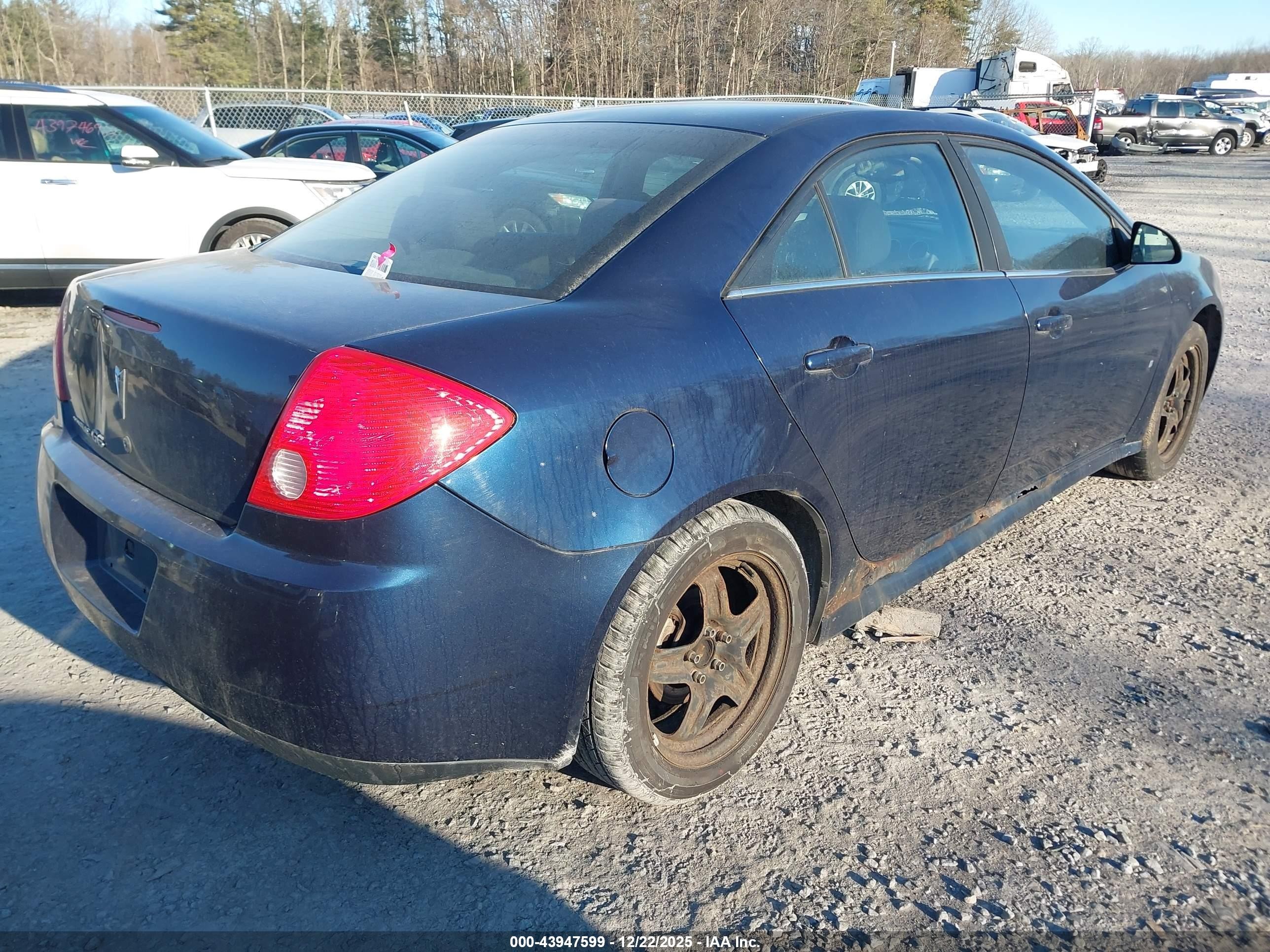 2009 Pontiac G6 New Se Dark Blue vin: 1G2ZJ57B494253910