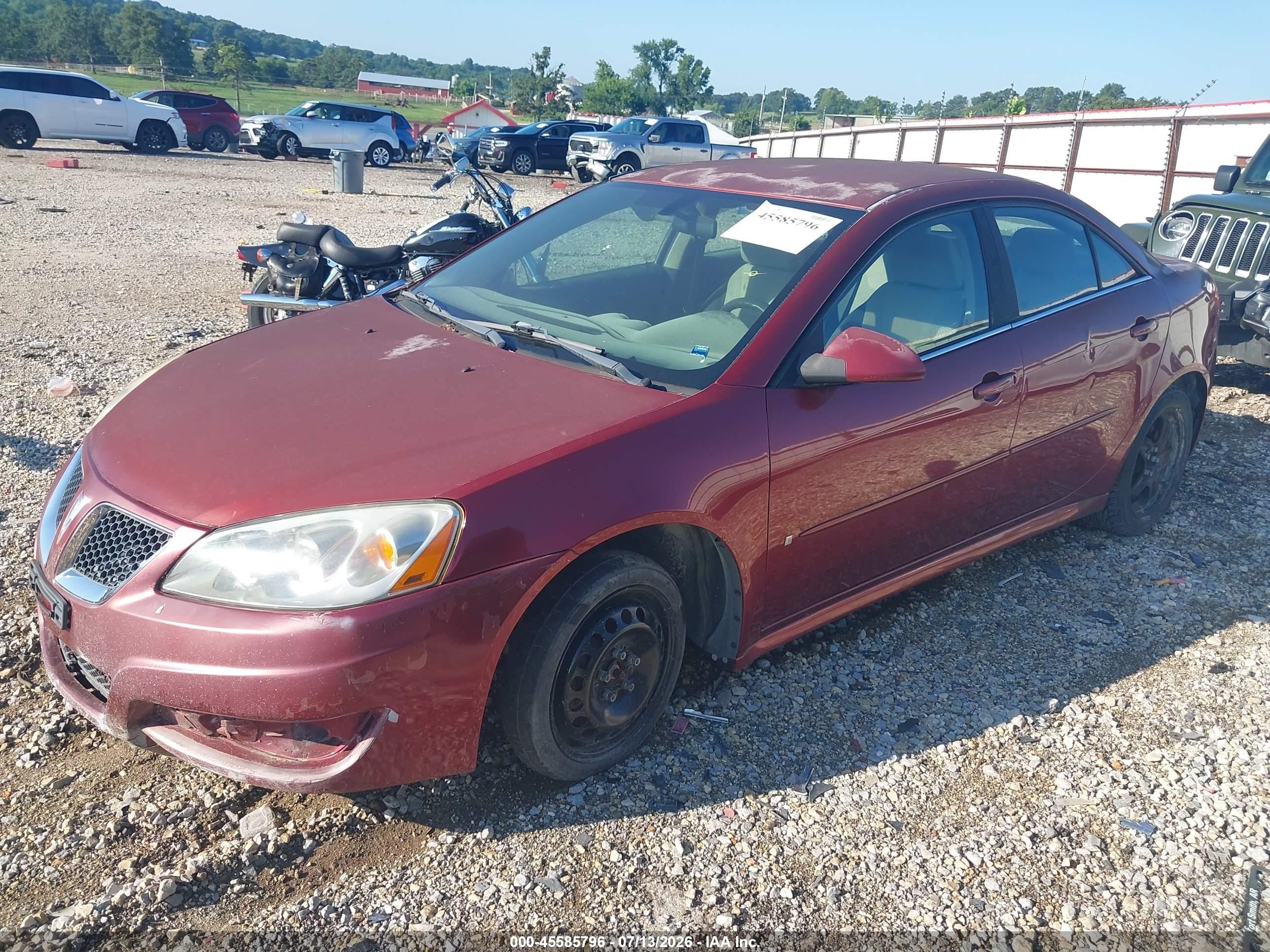 2009 Pontiac G6 New Se Red vin: 1G2ZJ57B594252409