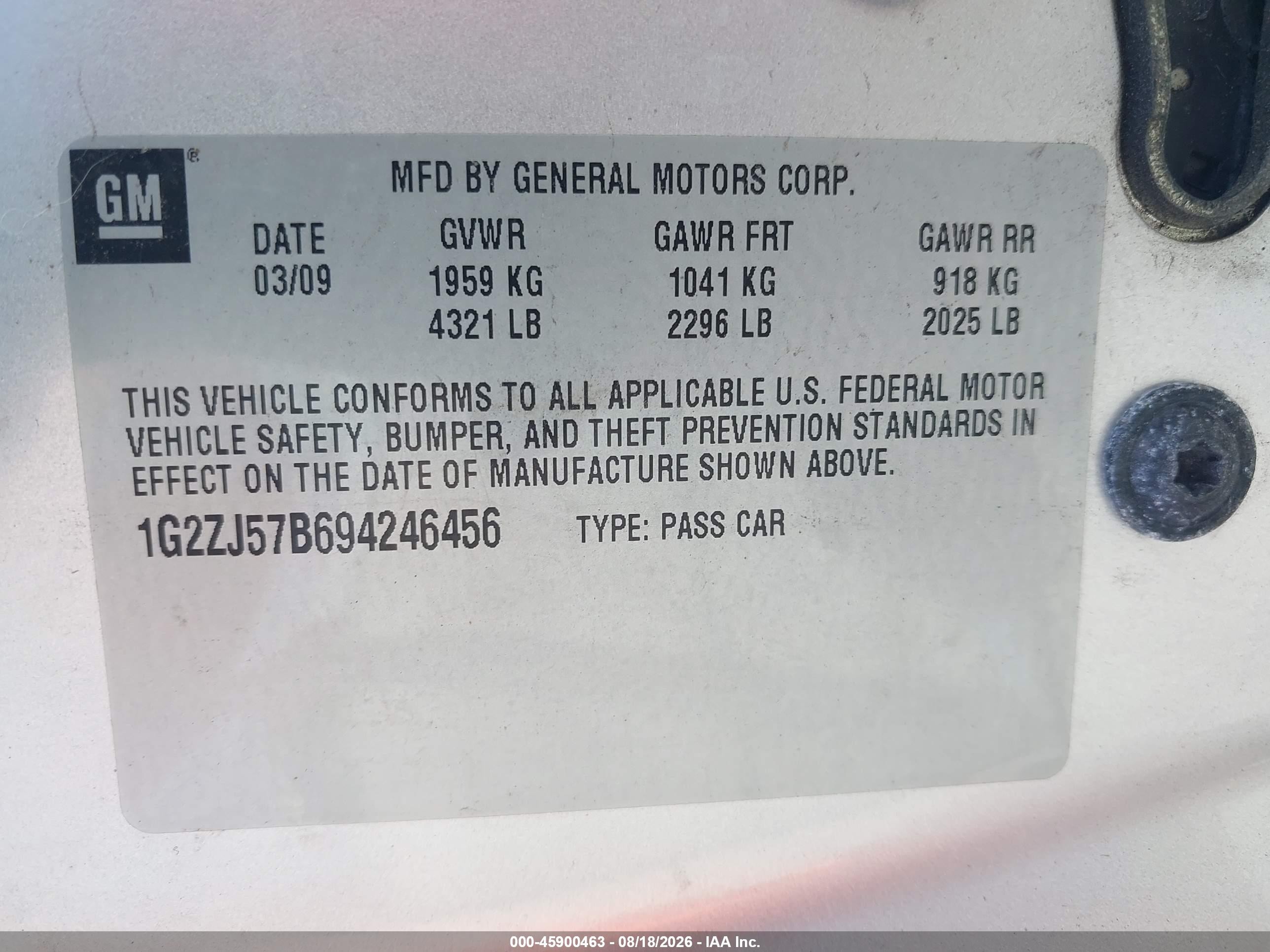 2009 Pontiac G6 New Se Silver vin: 1G2ZJ57B694246456