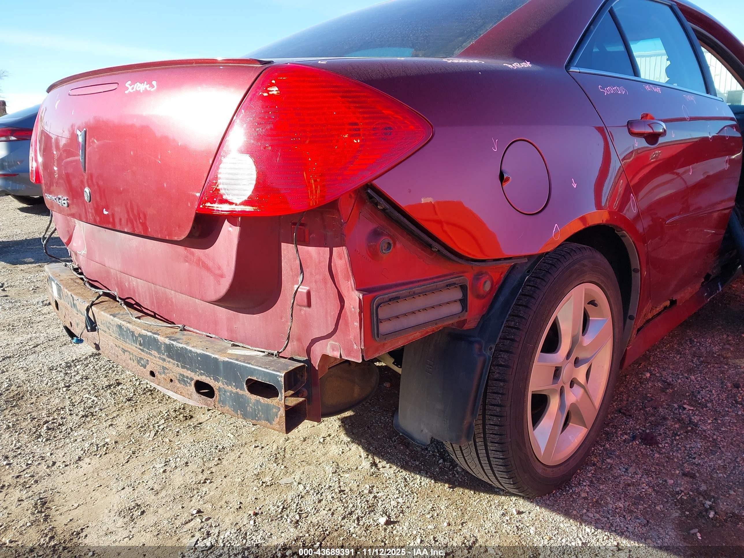 2009 Pontiac G6 New Se Red vin: 1G2ZJ57B794228502