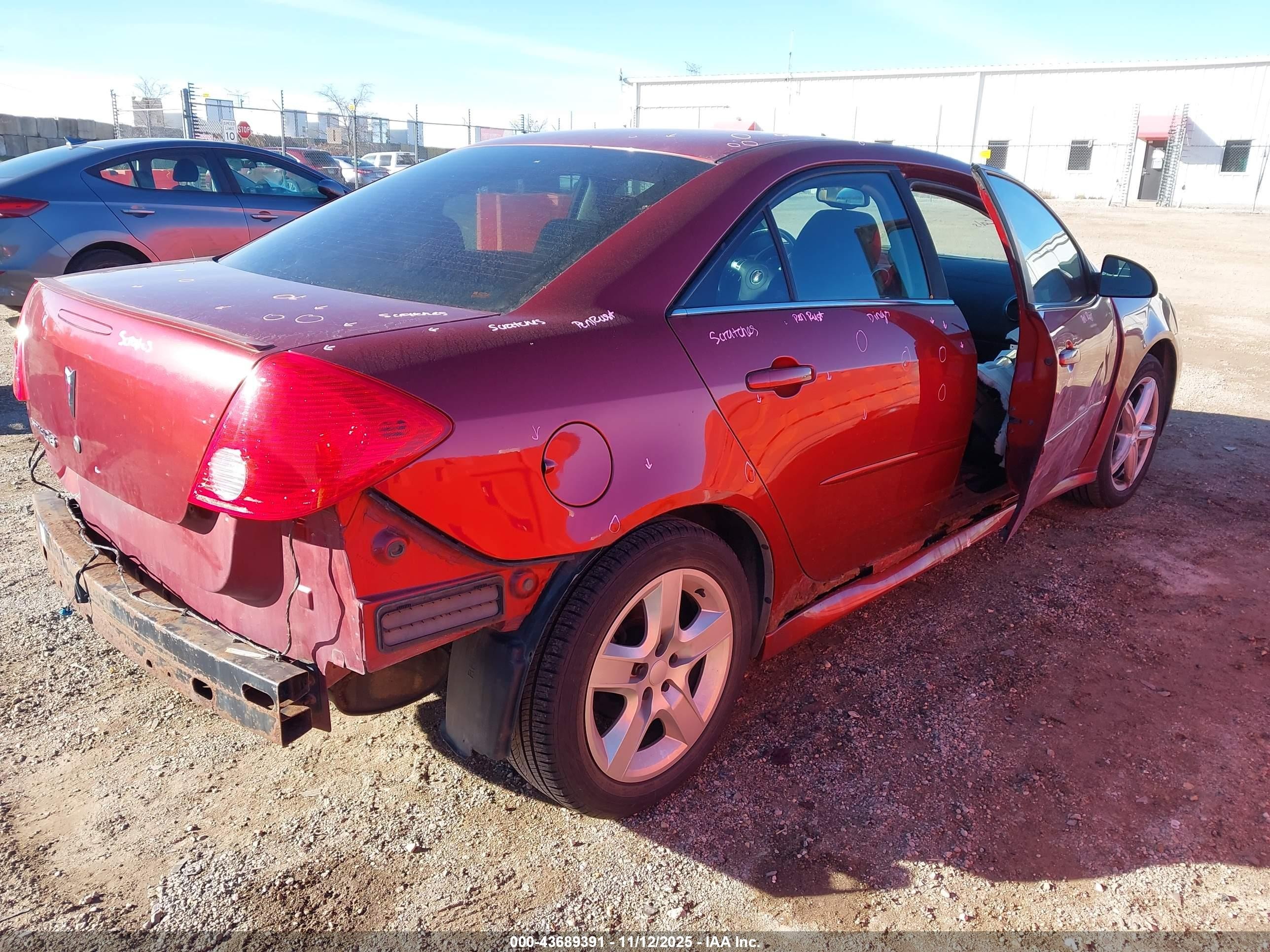 2009 Pontiac G6 New Se Red vin: 1G2ZJ57B794228502