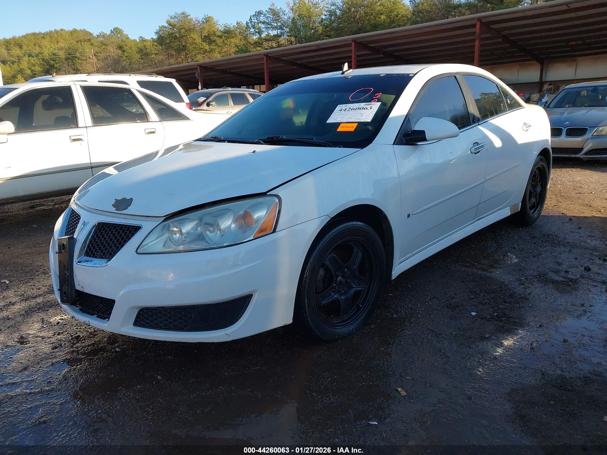 2009 Pontiac G6 New Se White vin: 1G2ZJ57B894274467