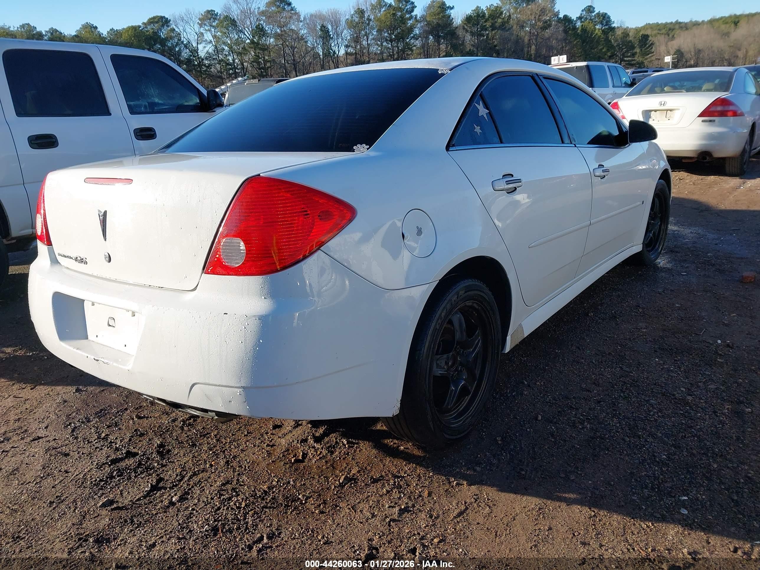 2009 Pontiac G6 New Se White vin: 1G2ZJ57B894274467