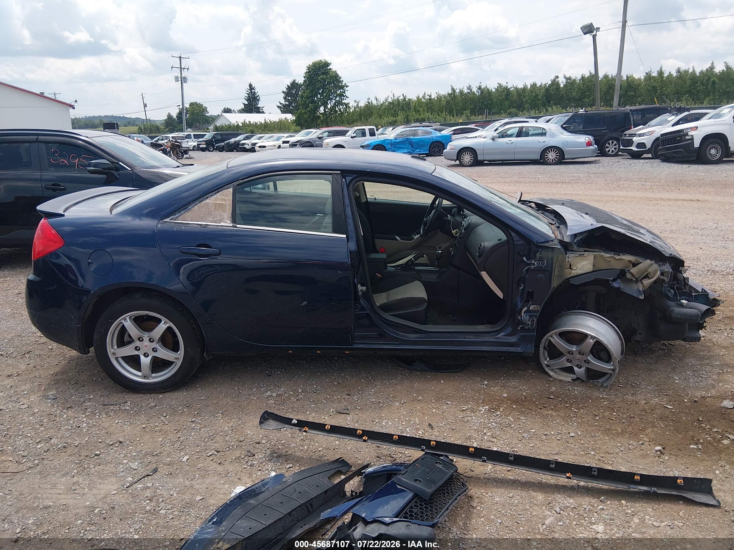2009 Pontiac G6 New Se Blue vin: 1G2ZJ57K294248835