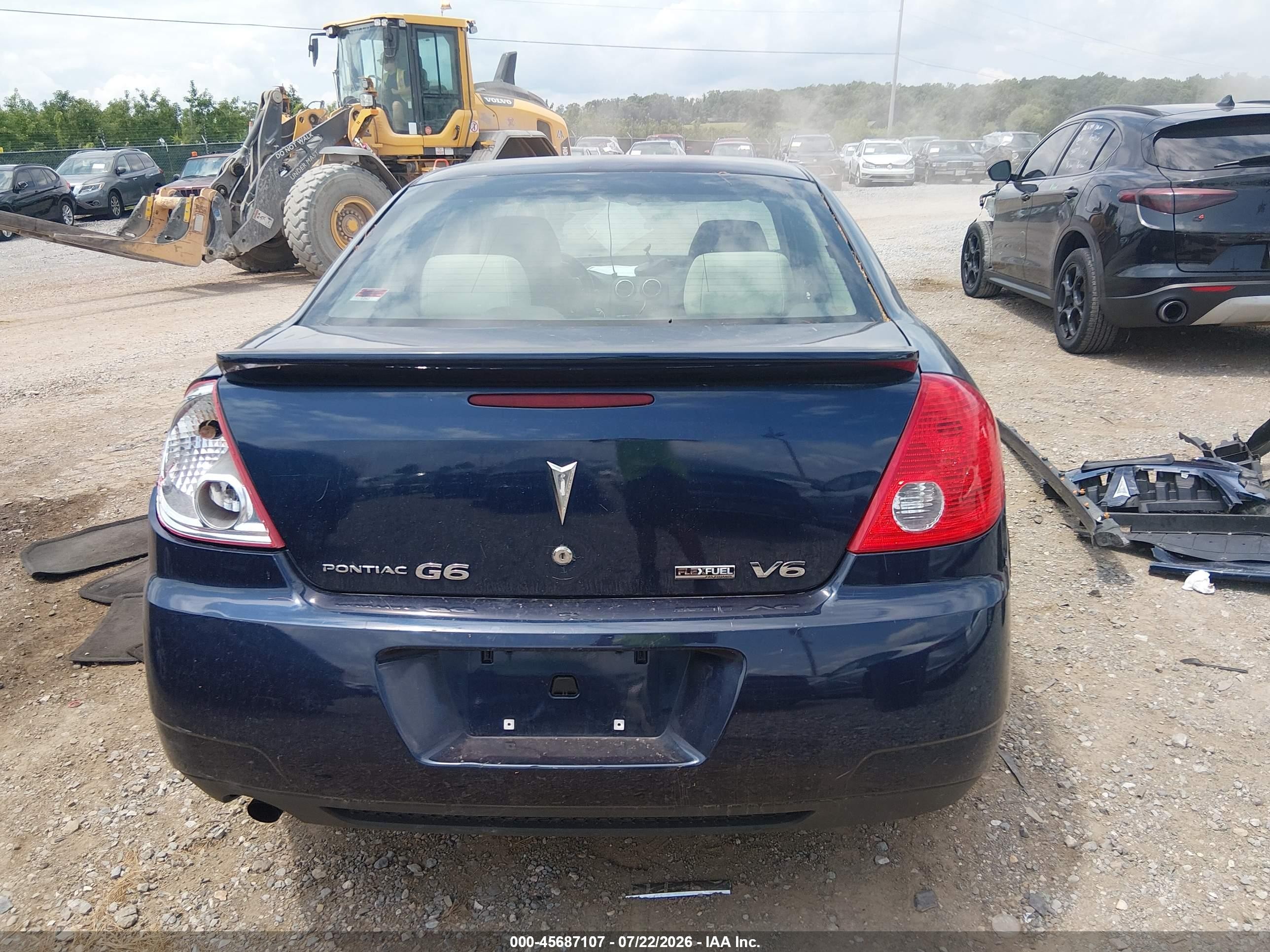 2009 Pontiac G6 New Se Blue vin: 1G2ZJ57K294248835