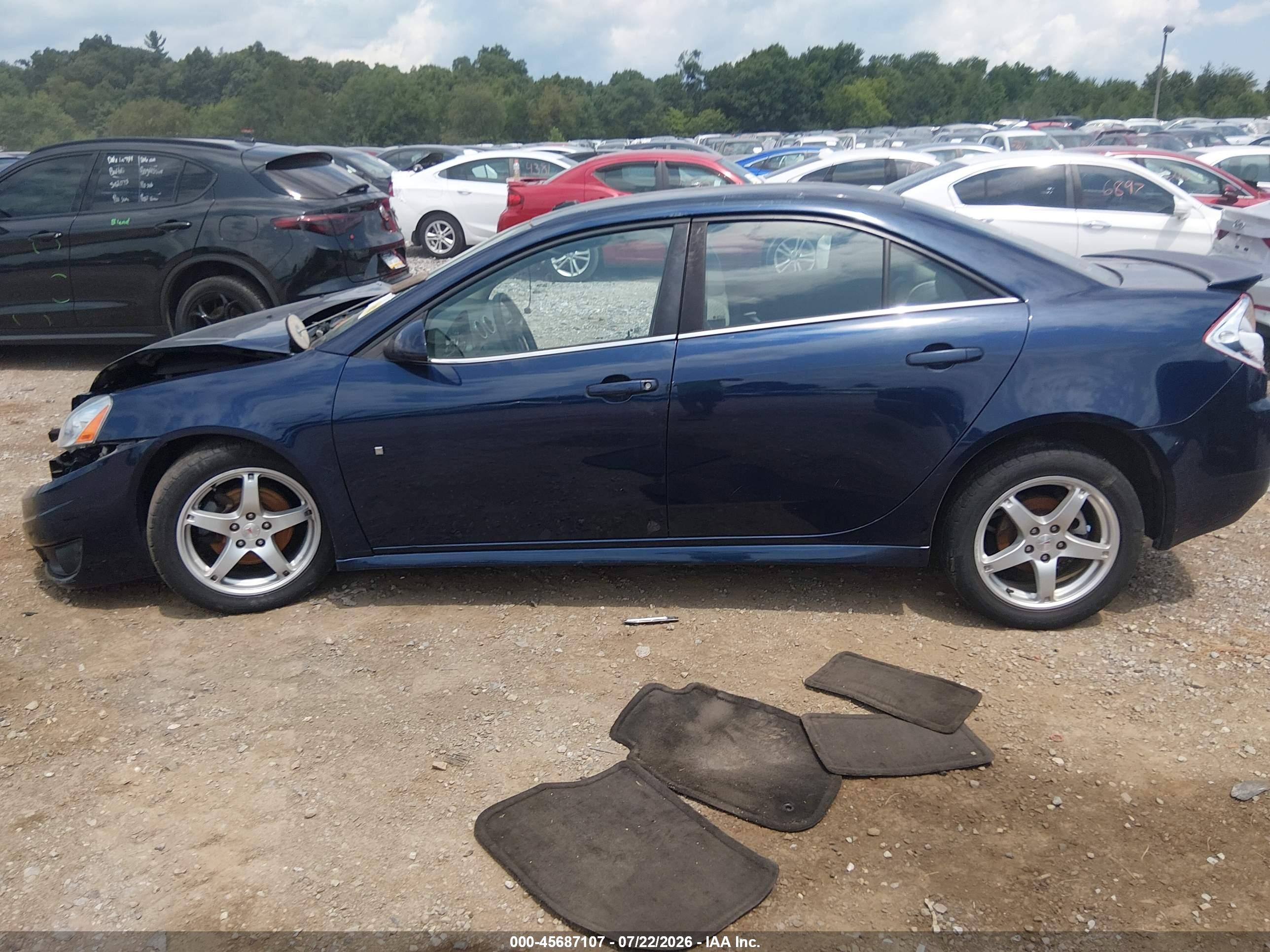 2009 Pontiac G6 New Se Blue vin: 1G2ZJ57K294248835