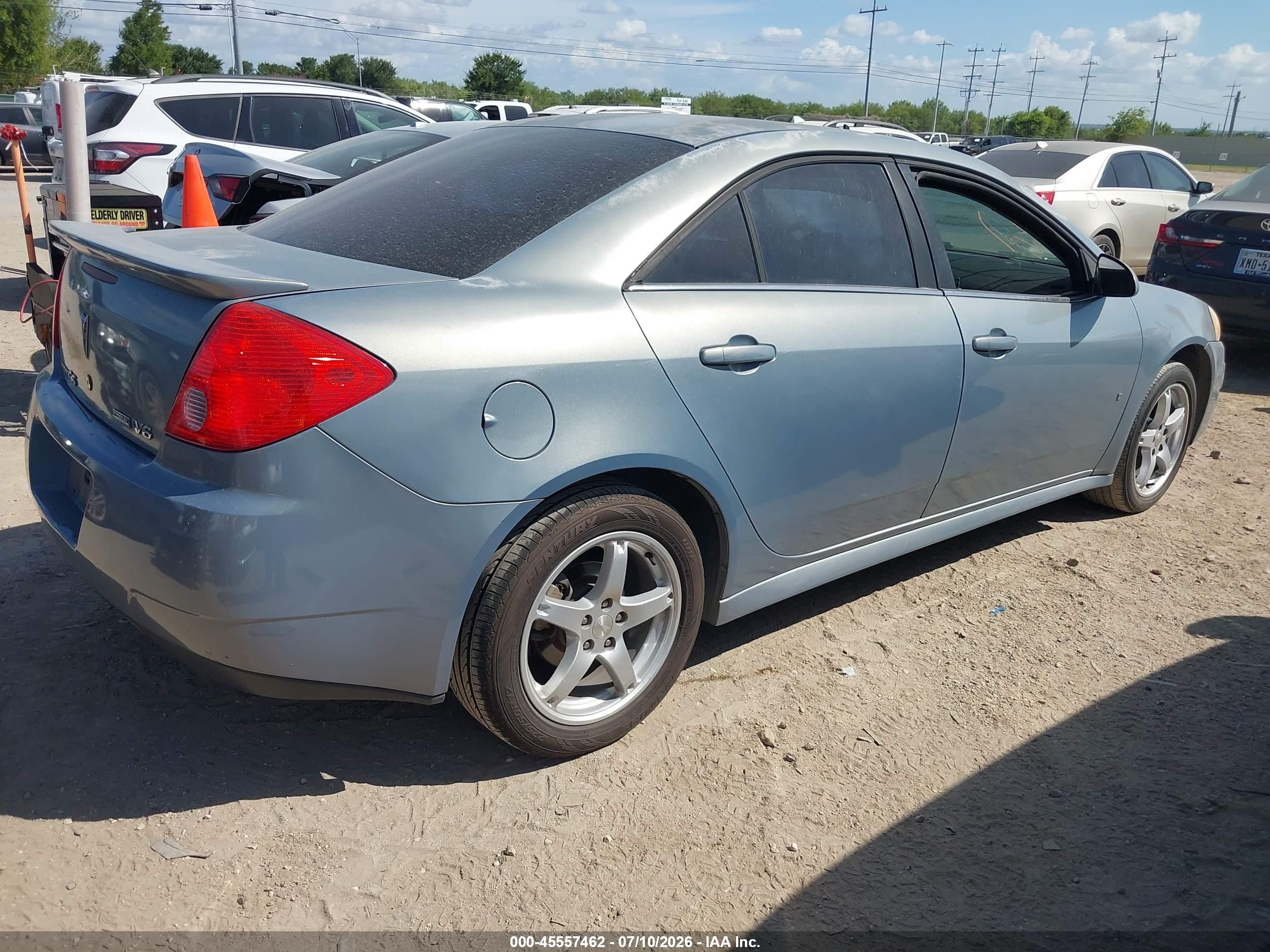 2009 Pontiac G6 New Se Light Blue vin: 1G2ZJ57K294262234