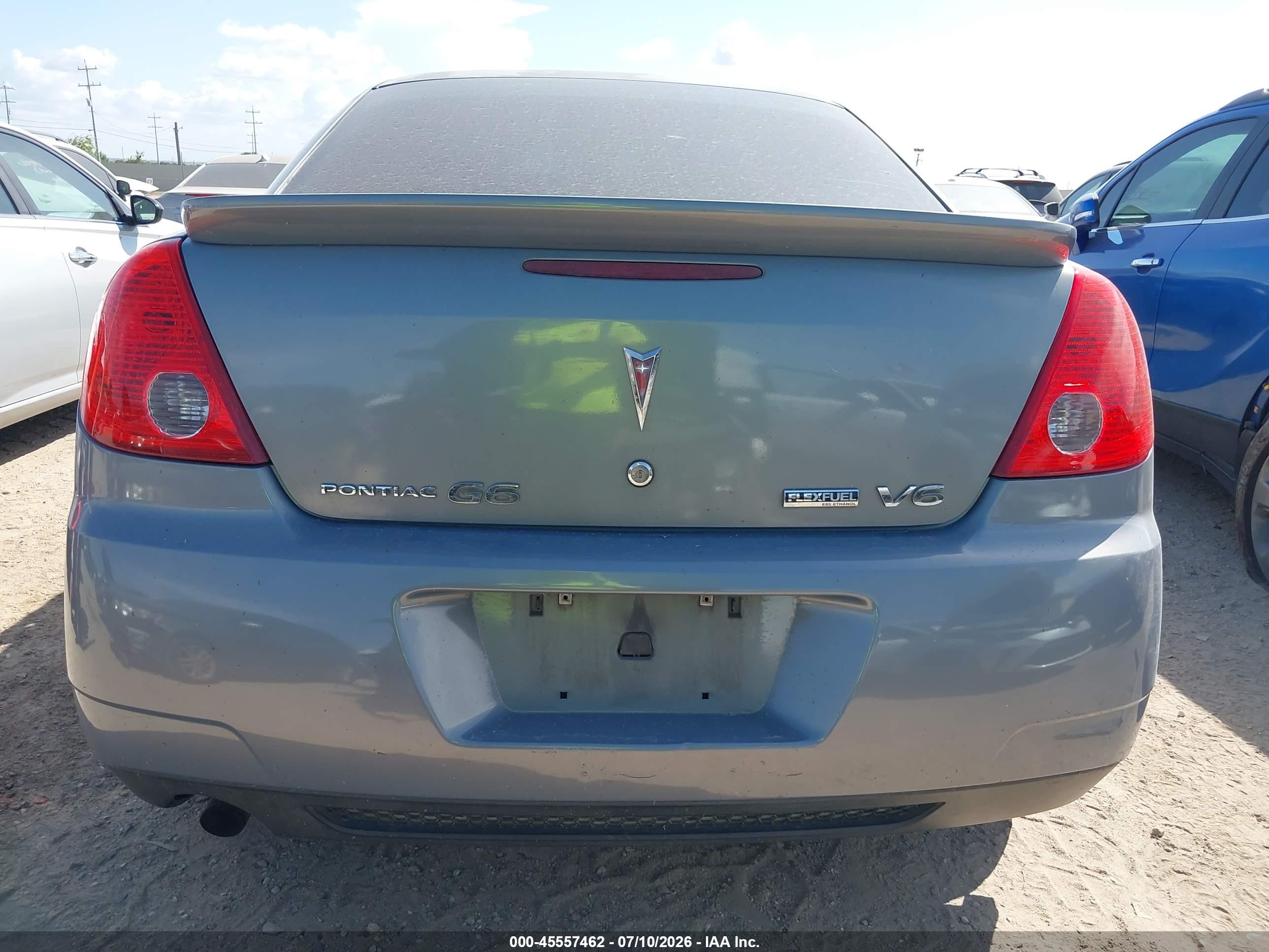 2009 Pontiac G6 New Se Light Blue vin: 1G2ZJ57K294262234