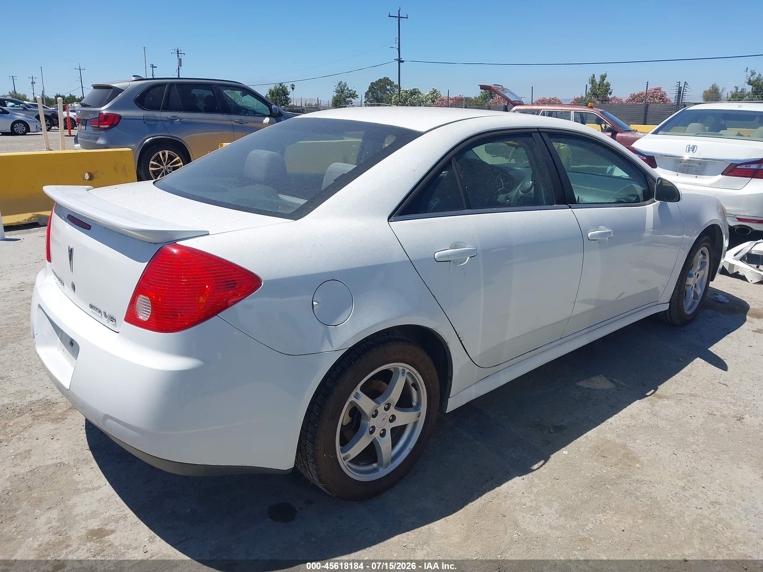 2009 Pontiac G6 New Se White vin: 1G2ZJ57K894252193
