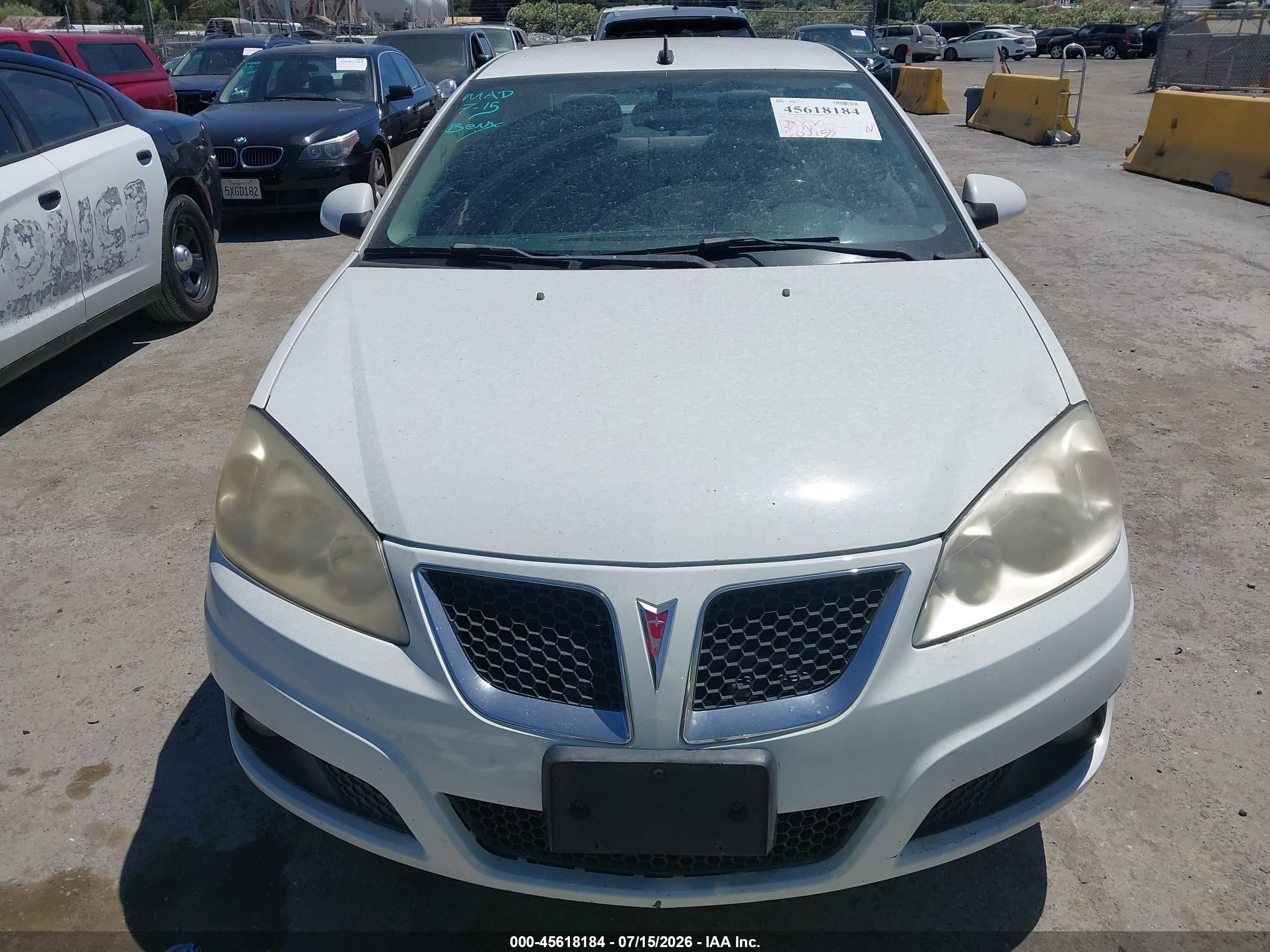 2009 Pontiac G6 New Se White vin: 1G2ZJ57K894252193