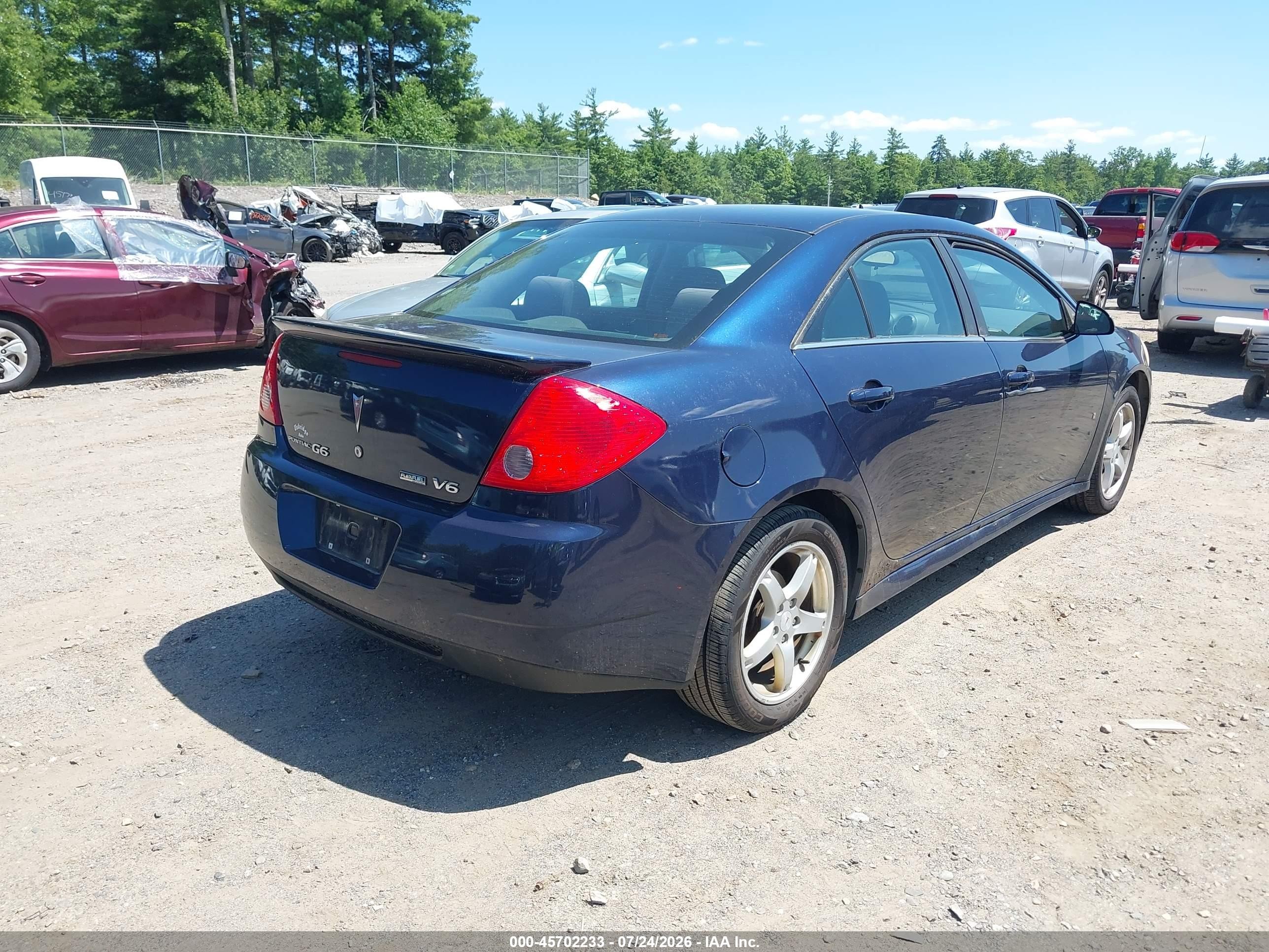 2009 Pontiac G6 New Se Синий vin: 1G2ZJ57K894260925