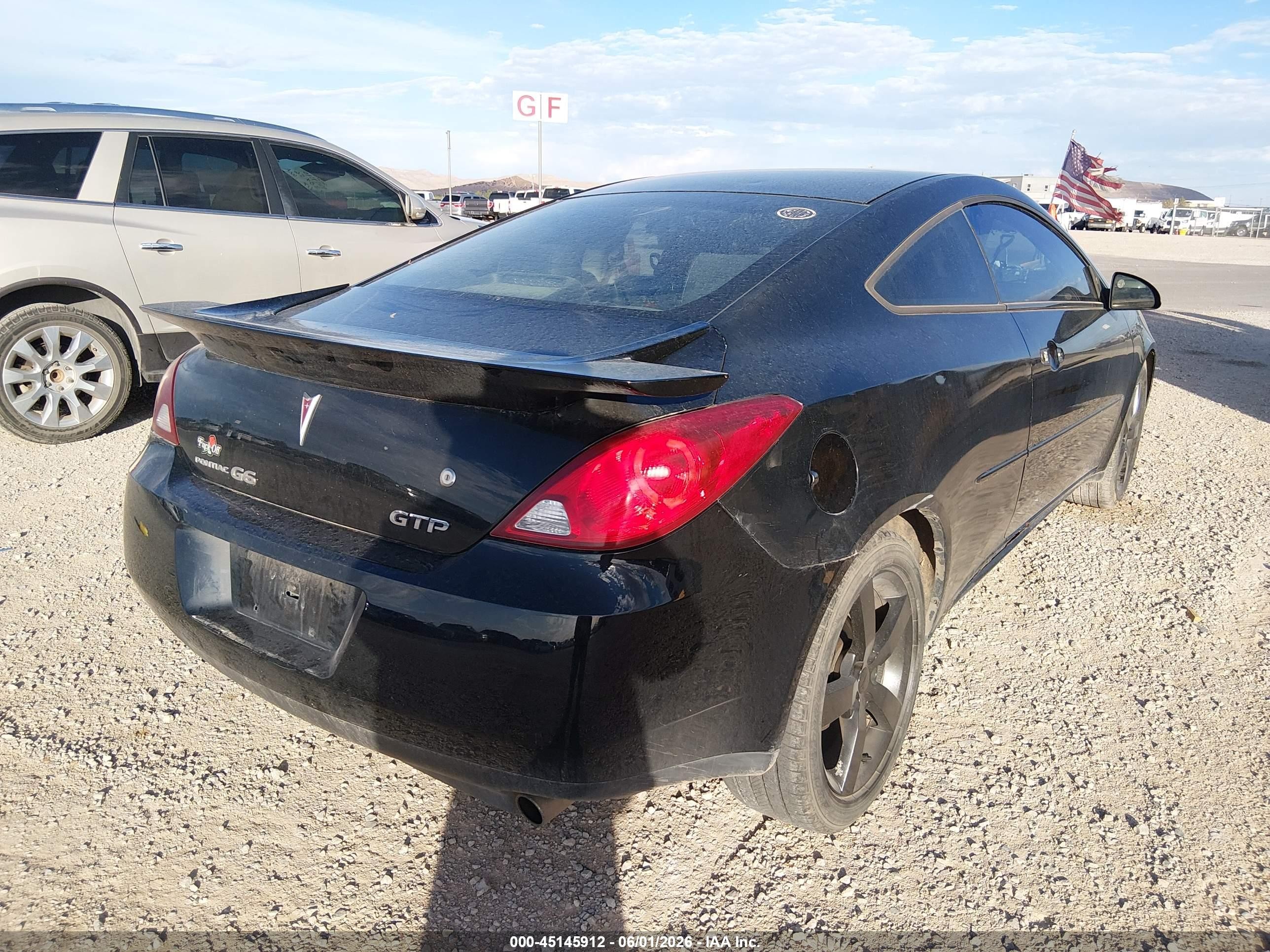 2006 Pontiac G6 Gtp Black vin: 1G2ZM151664277812