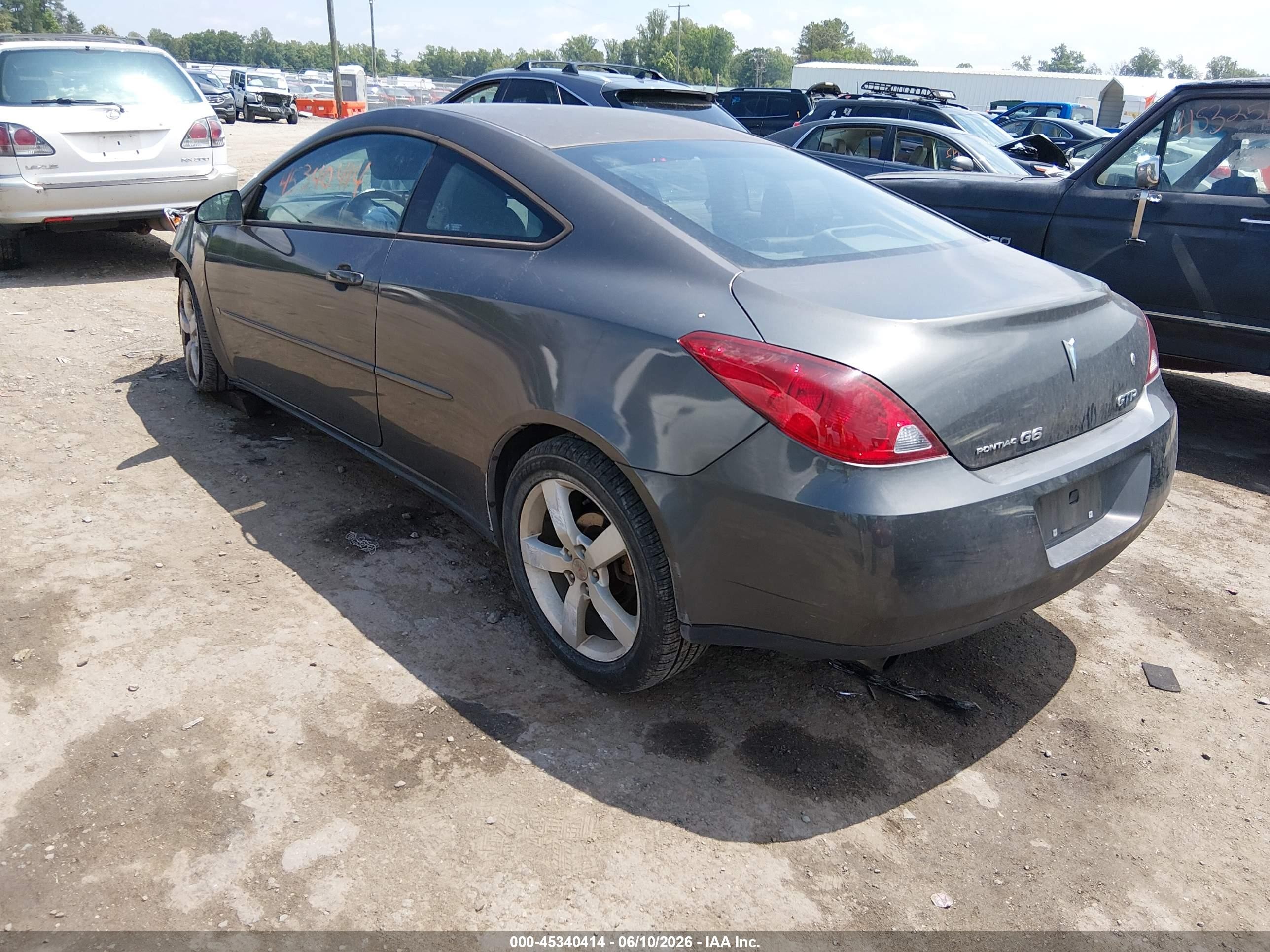 2006 Pontiac G6 Gtp Gray vin: 1G2ZM171X64186801