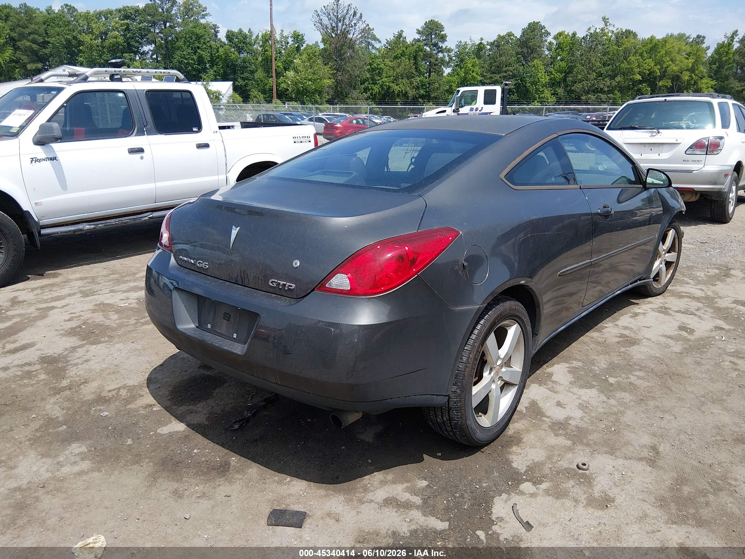2006 Pontiac G6 Gtp Gray vin: 1G2ZM171X64186801