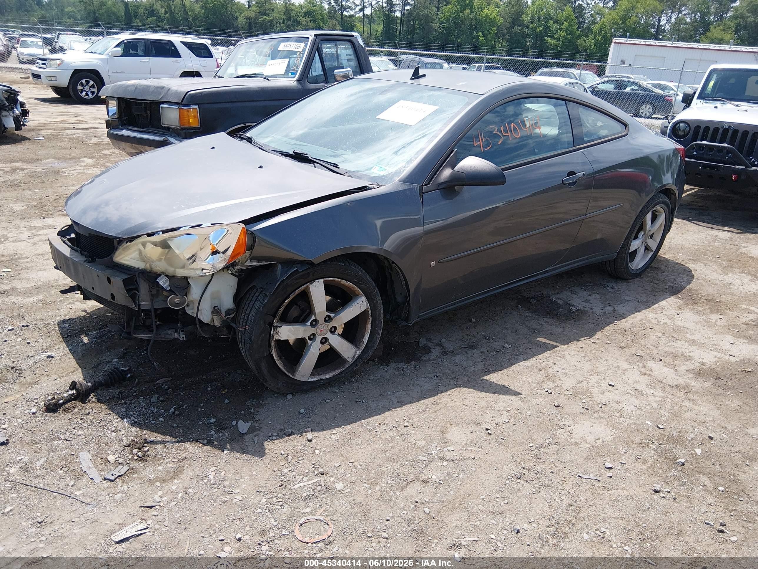2006 Pontiac G6 Gtp Gray vin: 1G2ZM171X64186801