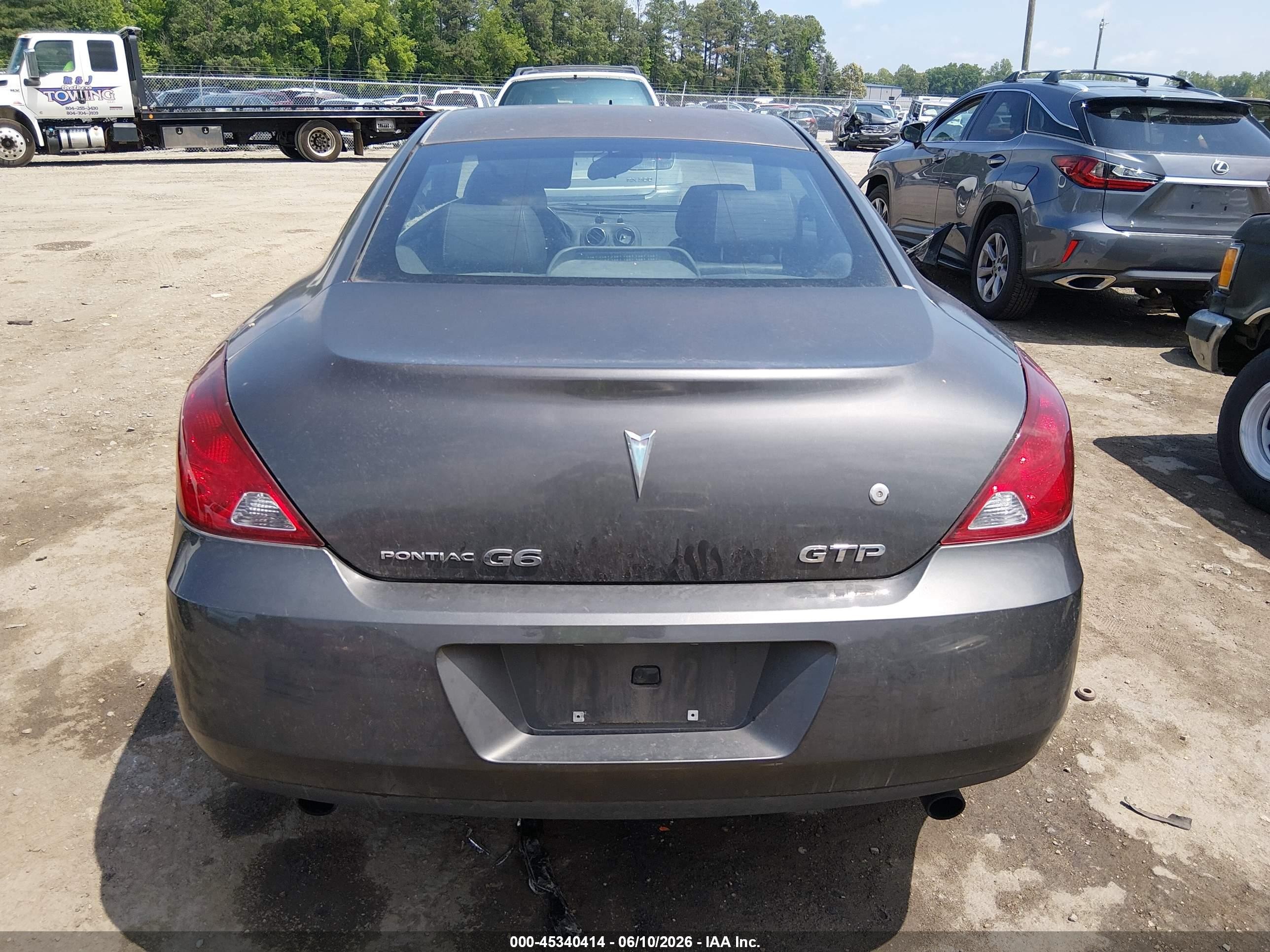 2006 Pontiac G6 Gtp Gray vin: 1G2ZM171X64186801