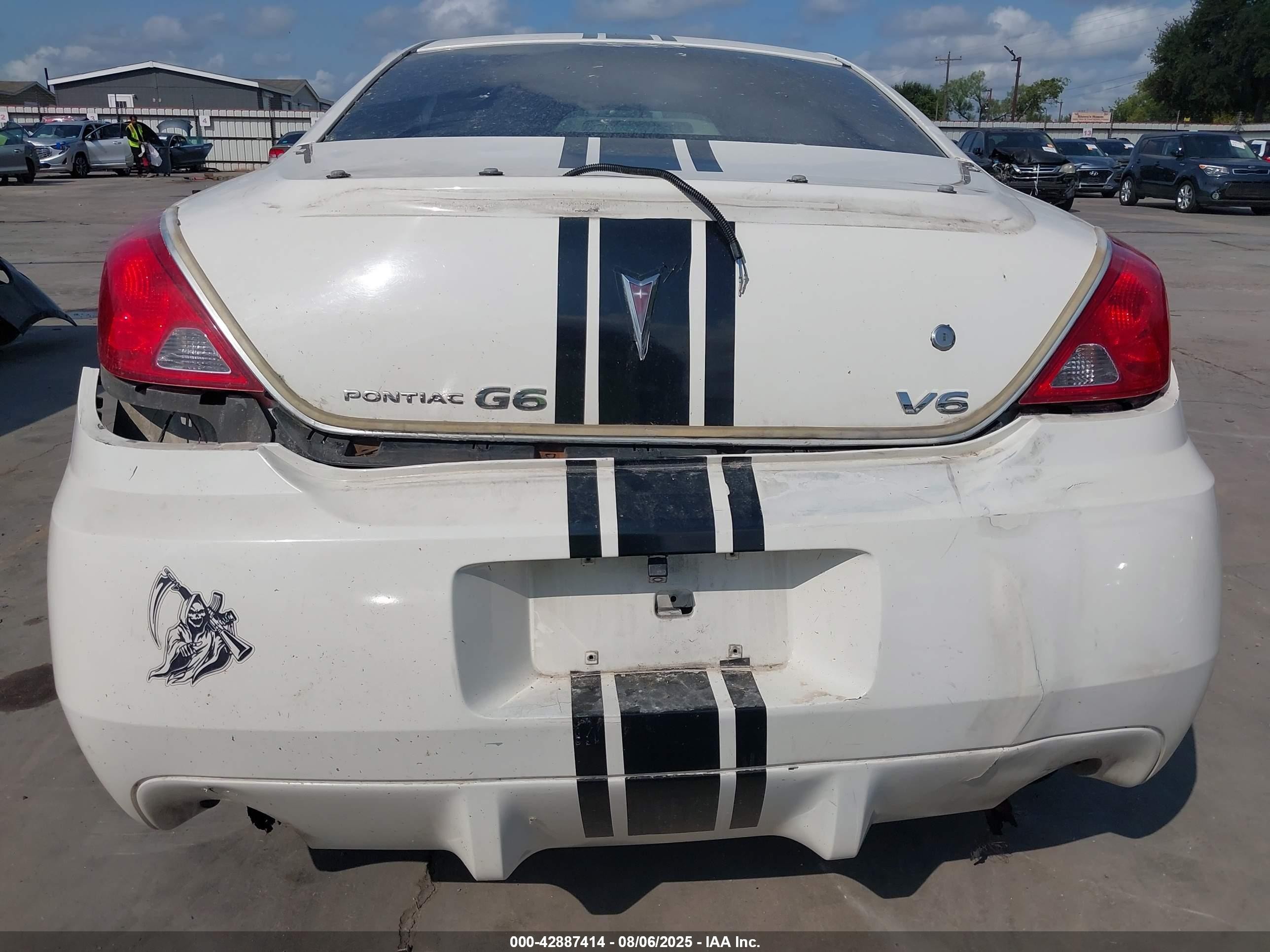 2008 Pontiac G6 Gxp White vin: 1G2ZM177984293748