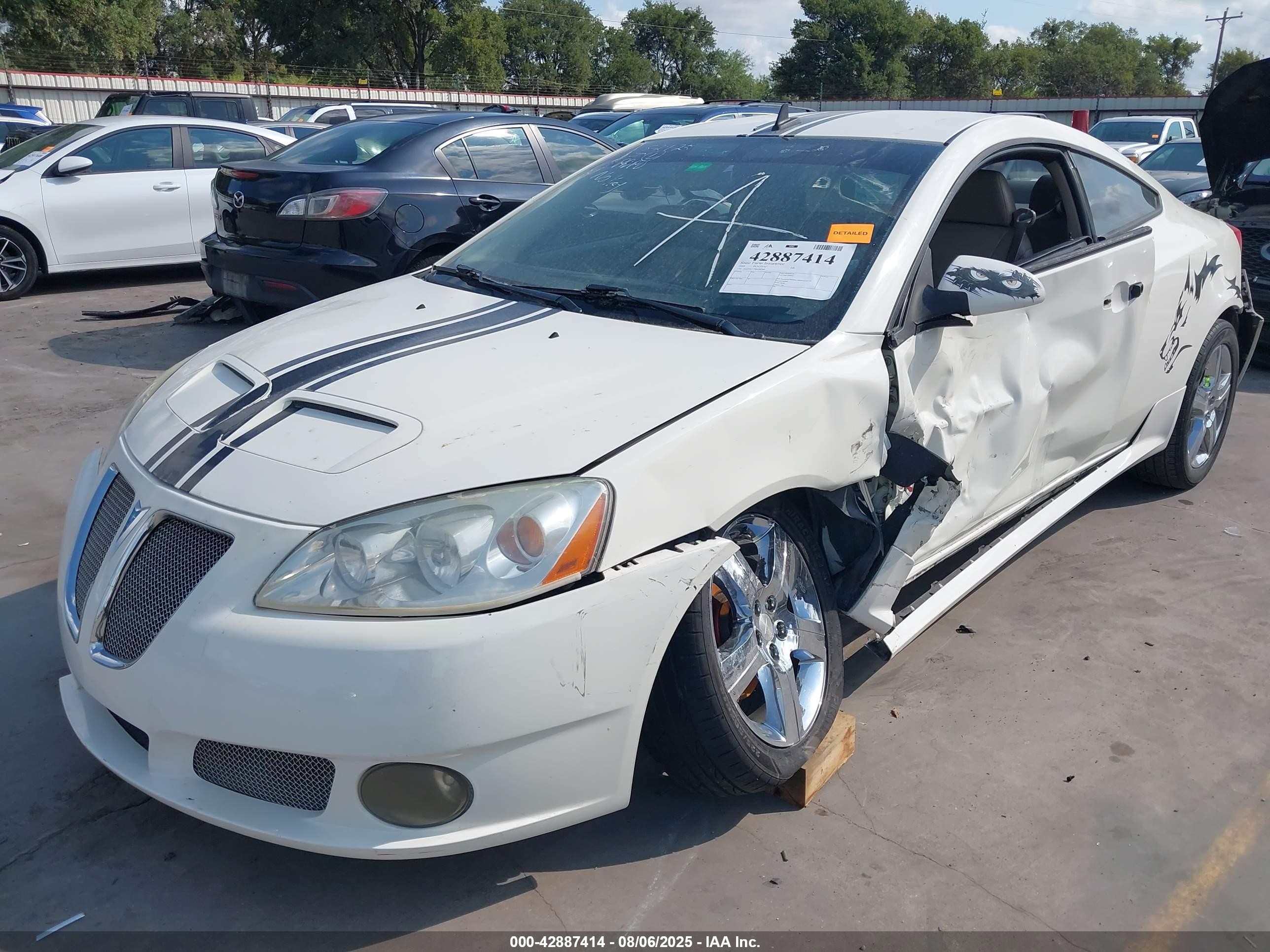 2008 Pontiac G6 Gxp White vin: 1G2ZM177984293748
