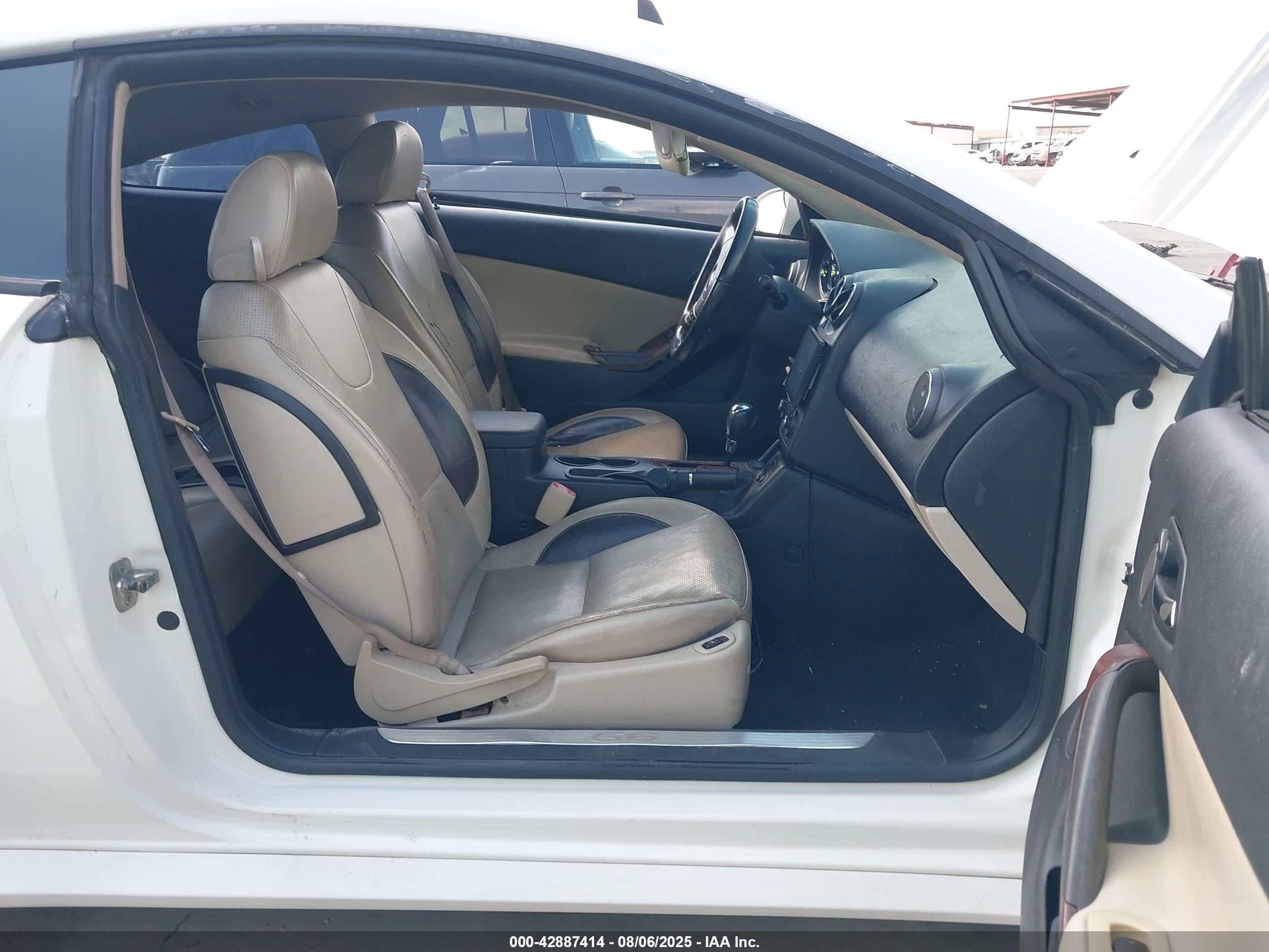 2008 Pontiac G6 Gxp White vin: 1G2ZM177984293748