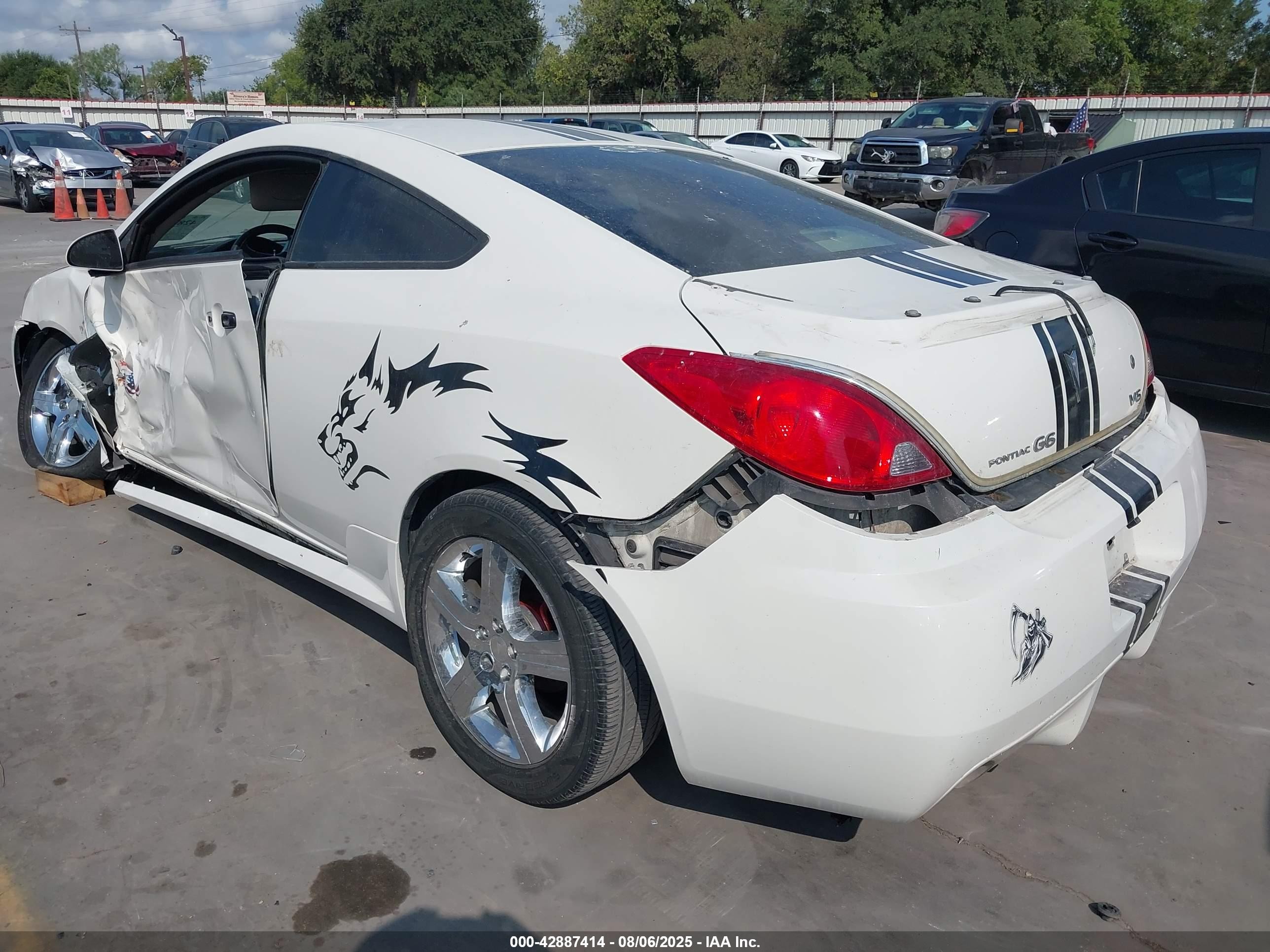 2008 Pontiac G6 Gxp White vin: 1G2ZM177984293748
