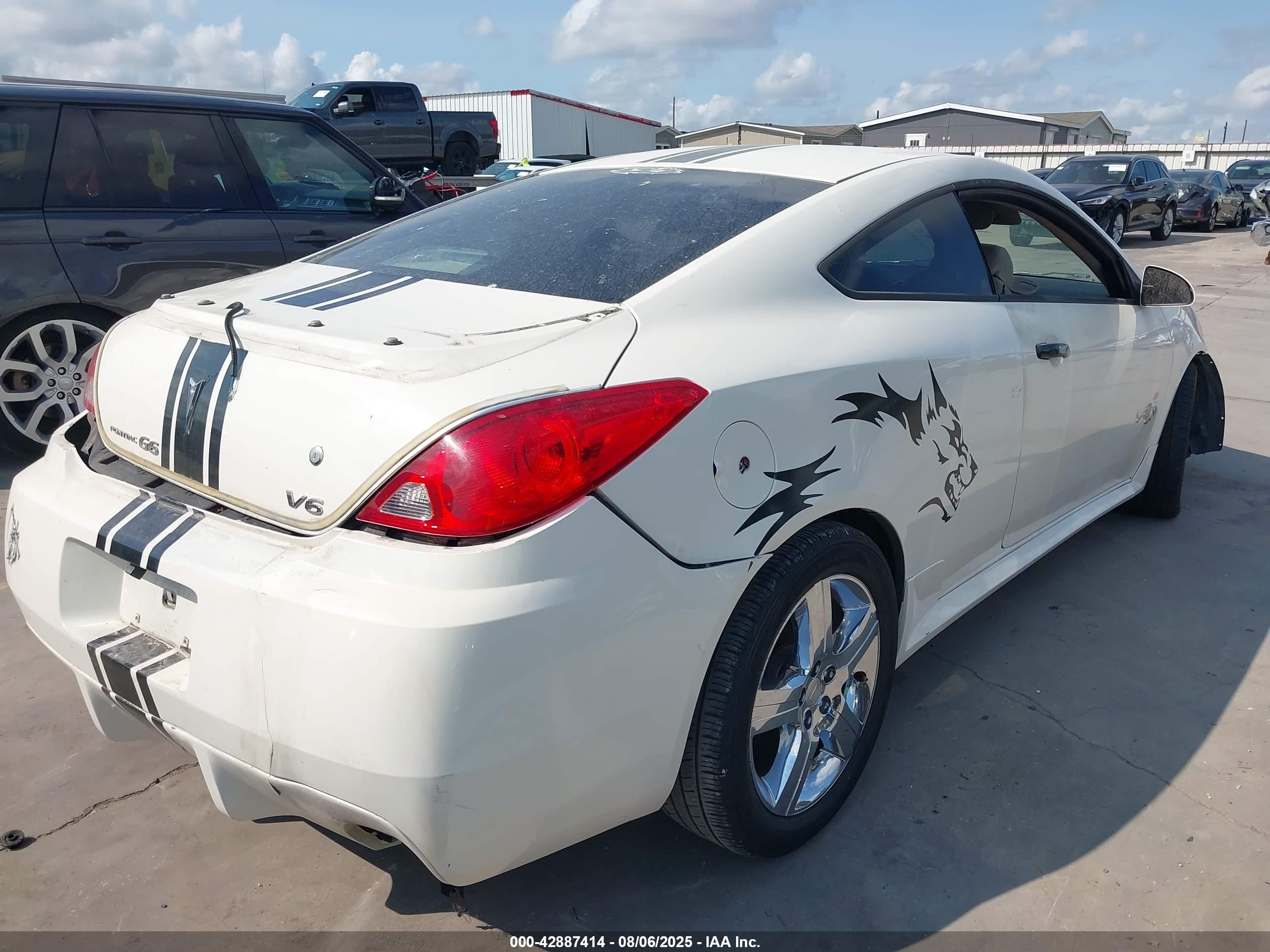 2008 Pontiac G6 Gxp White vin: 1G2ZM177984293748