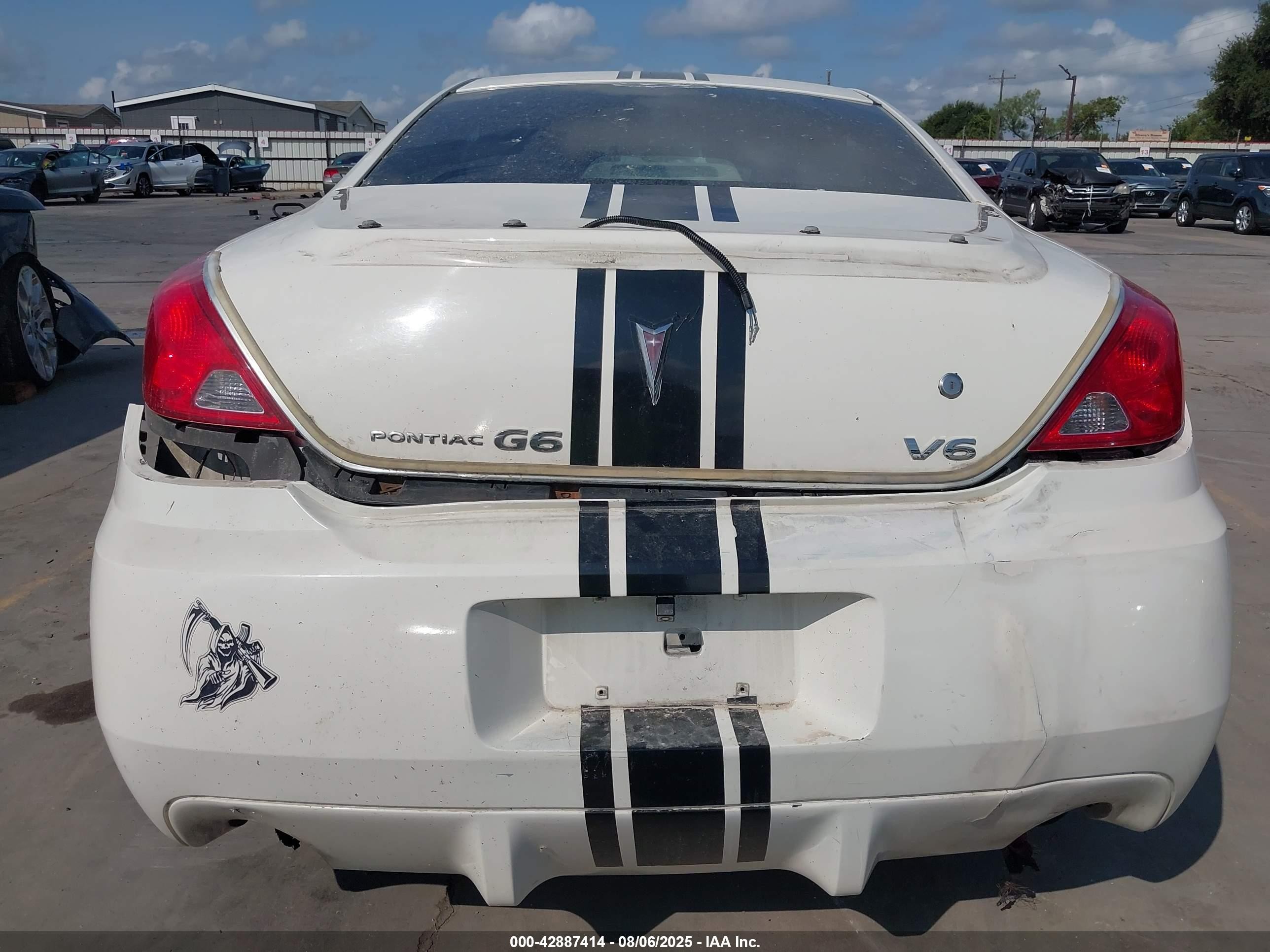 2008 Pontiac G6 Gxp White vin: 1G2ZM177984293748