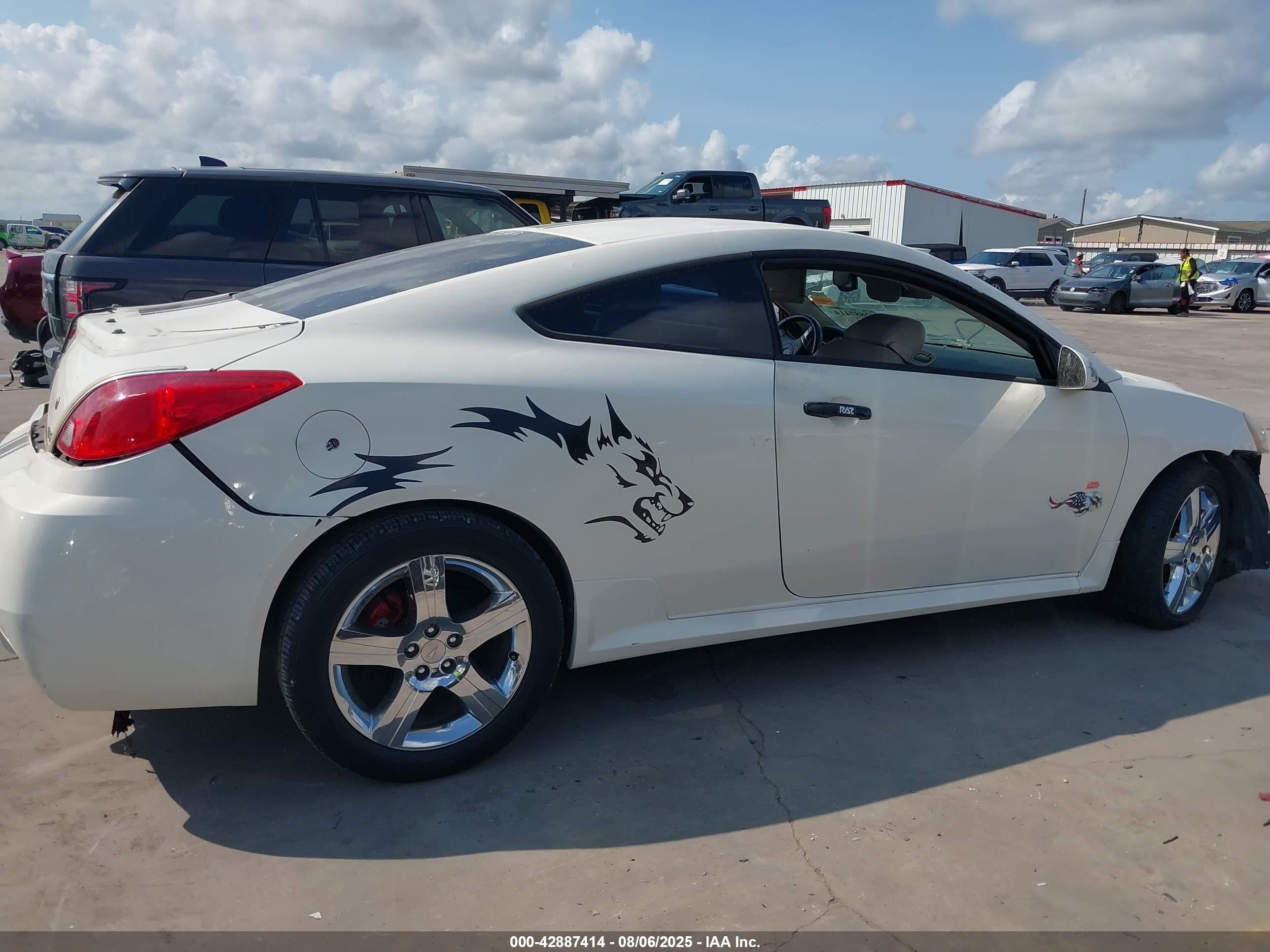 2008 Pontiac G6 Gxp White vin: 1G2ZM177984293748