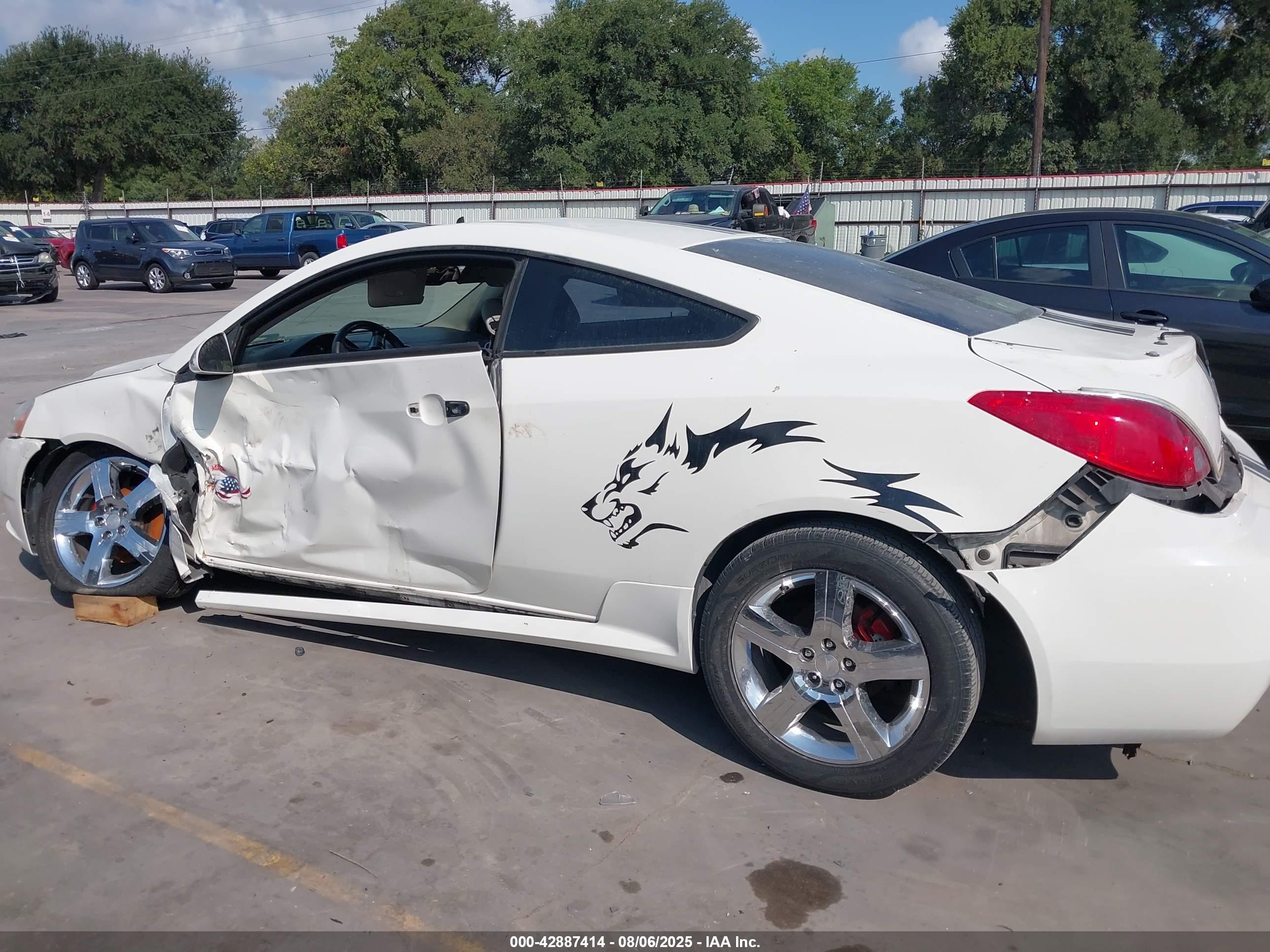 2008 Pontiac G6 Gxp White vin: 1G2ZM177984293748
