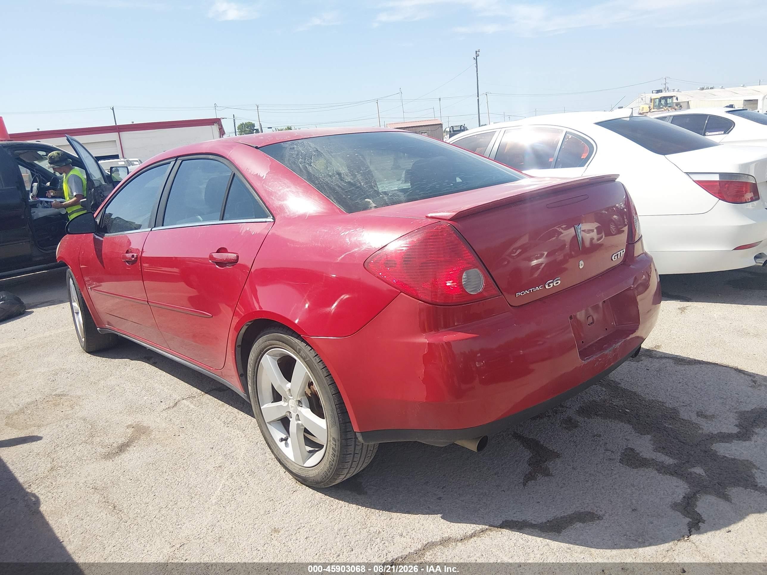2006 Pontiac G6 Gtp Красный vin: 1G2ZM551264205285
