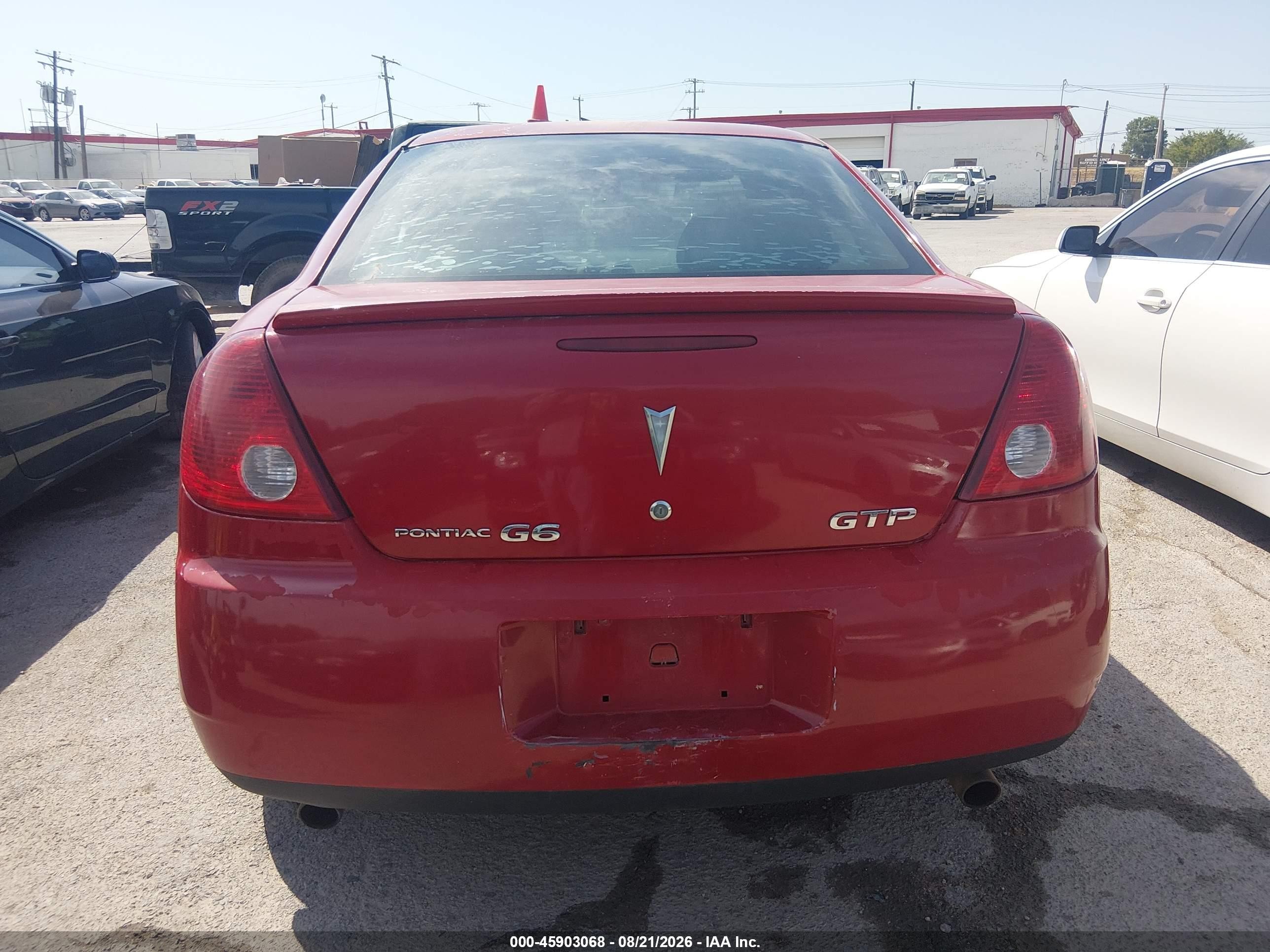 2006 Pontiac G6 Gtp Красный vin: 1G2ZM551264205285
