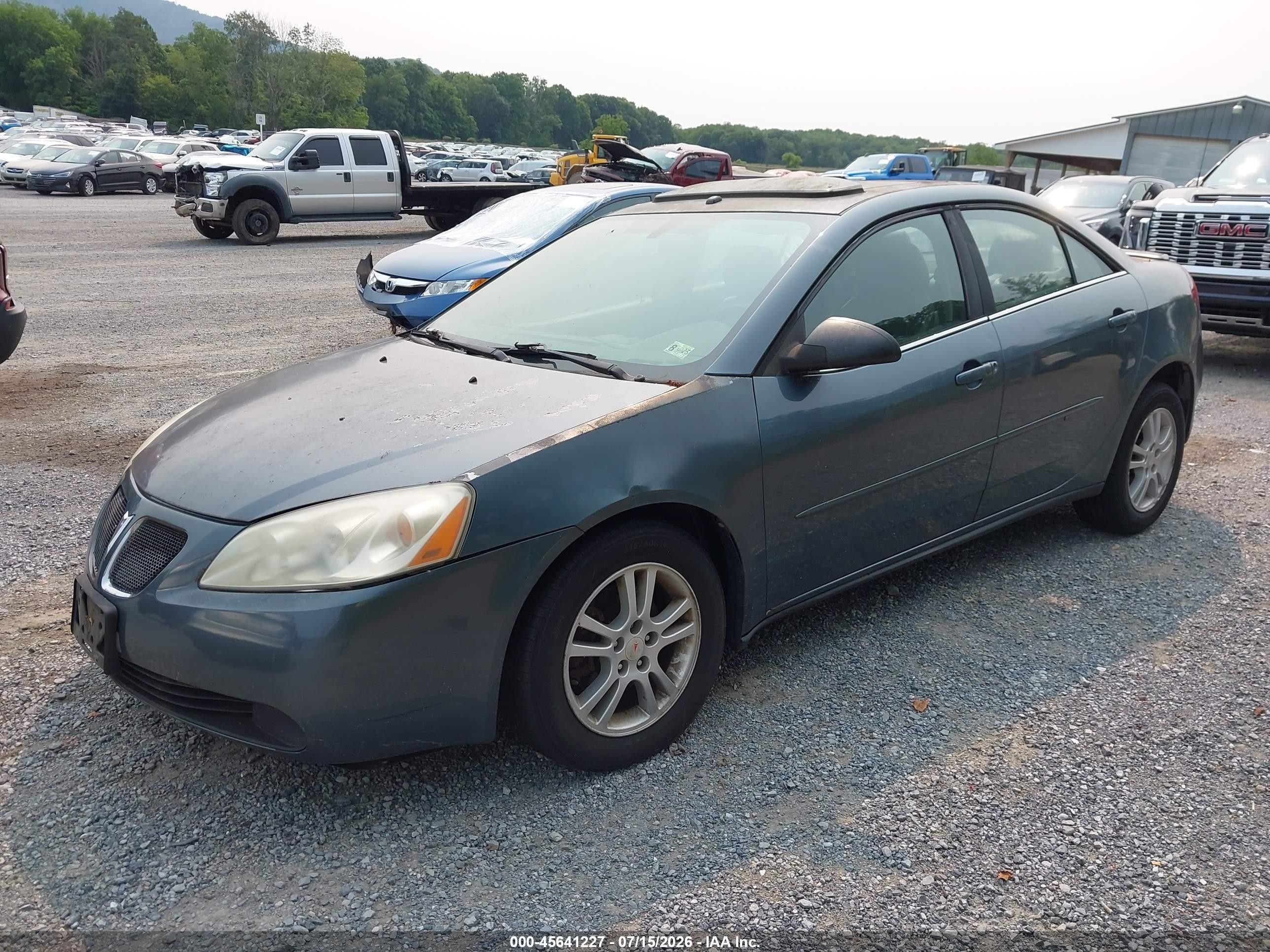2006 Pontiac G6 Gtp Blue vin: 1G2ZM551364255371