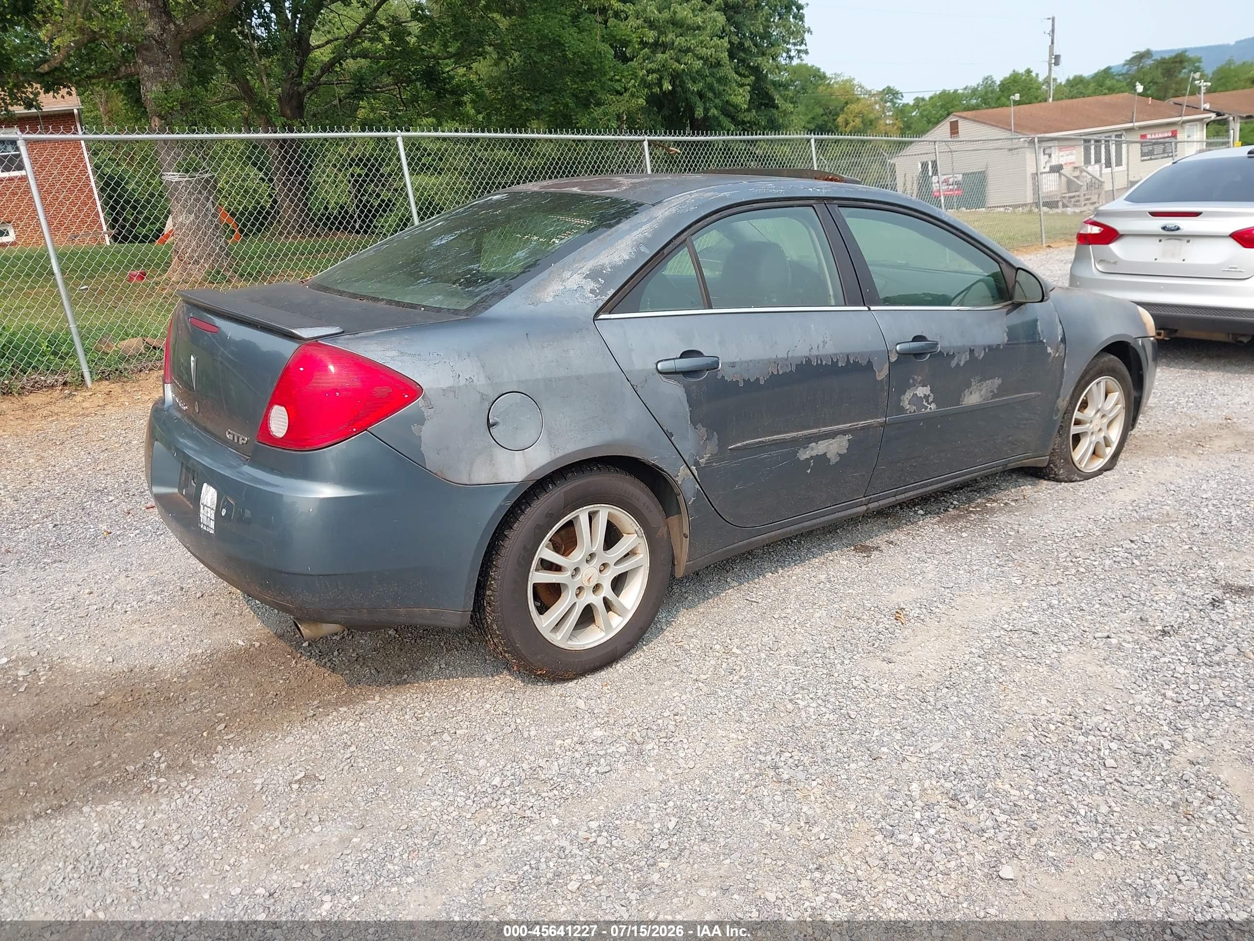2006 Pontiac G6 Gtp Blue vin: 1G2ZM551364255371