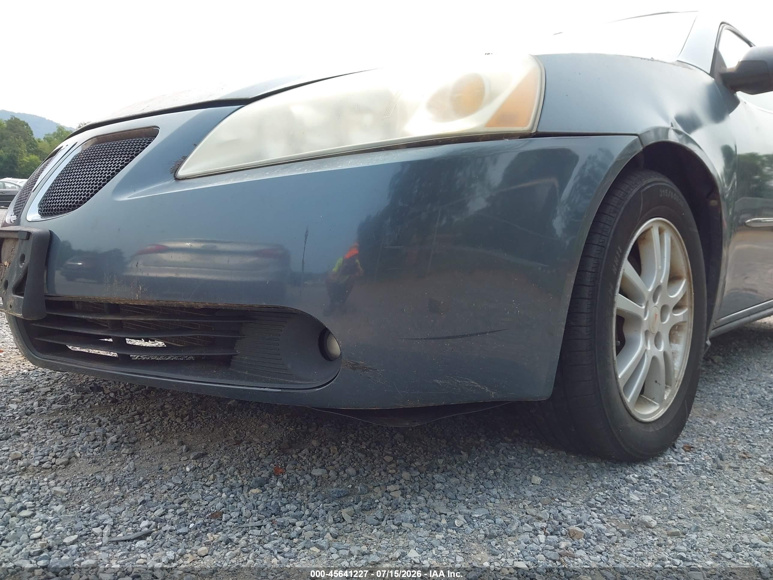 2006 Pontiac G6 Gtp Blue vin: 1G2ZM551364255371