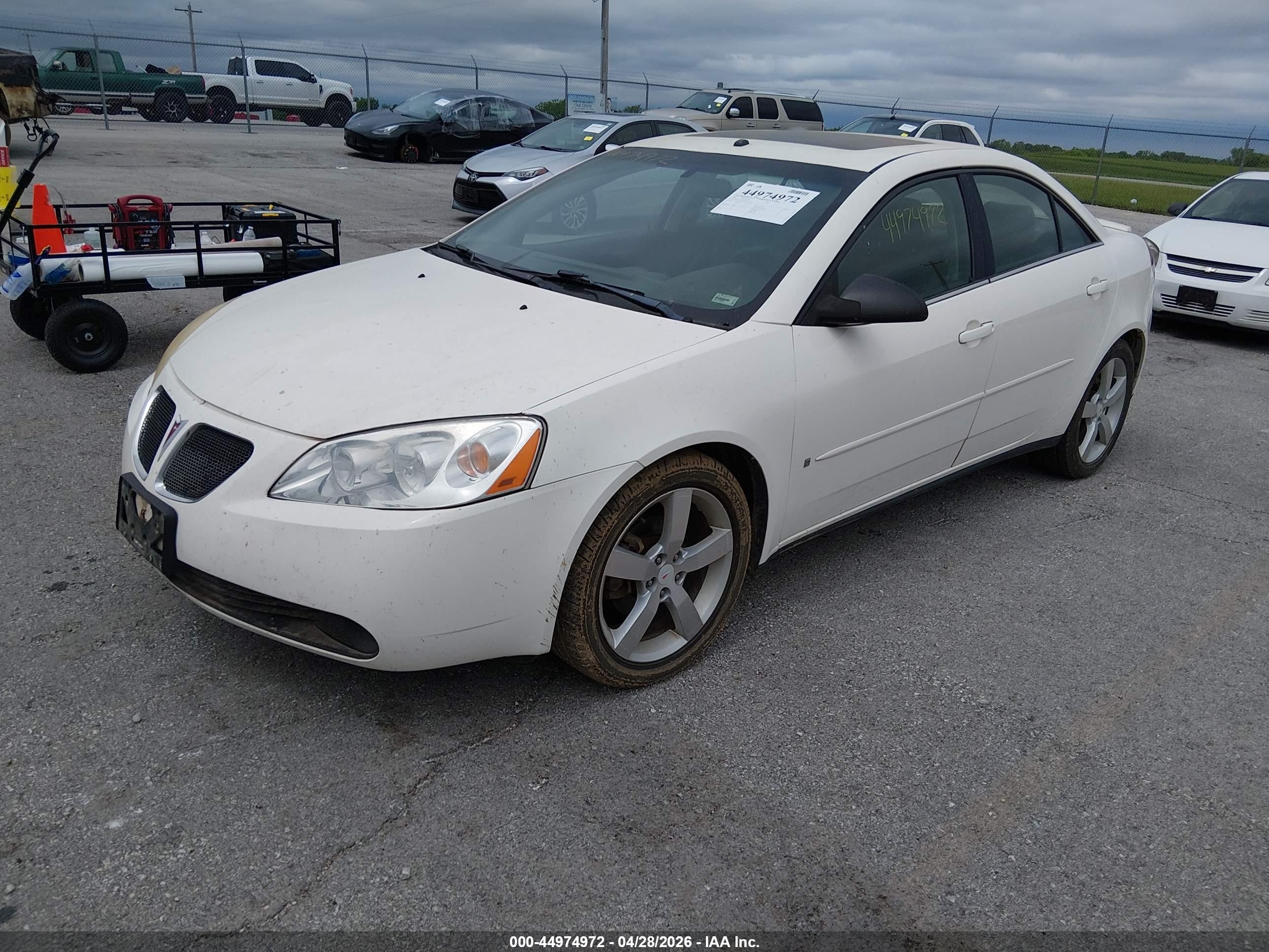 2006 Pontiac G6 Gtp White vin: 1G2ZM551X64208029