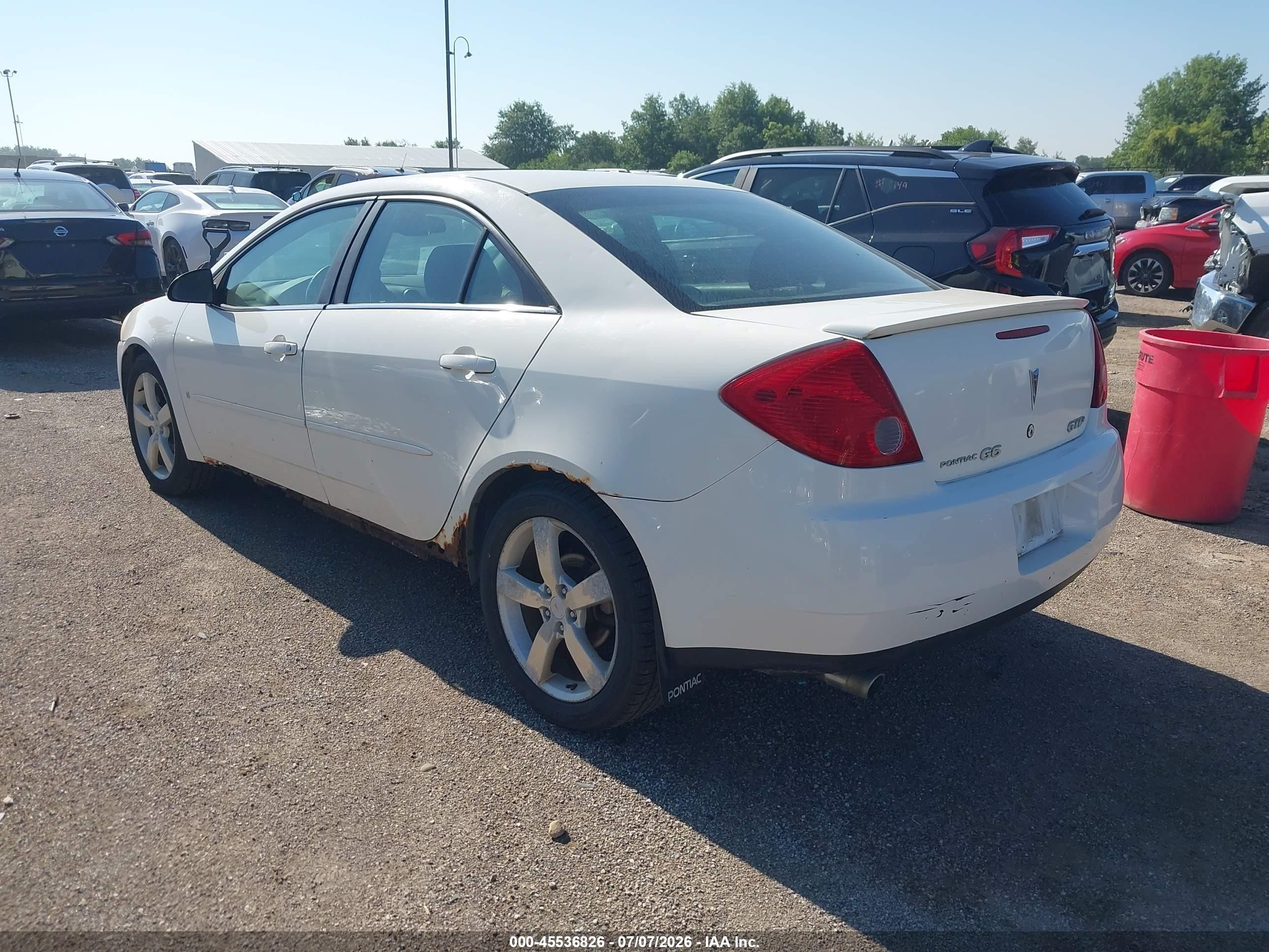 2007 Pontiac G6 Gtp White vin: 1G2ZM587274207247