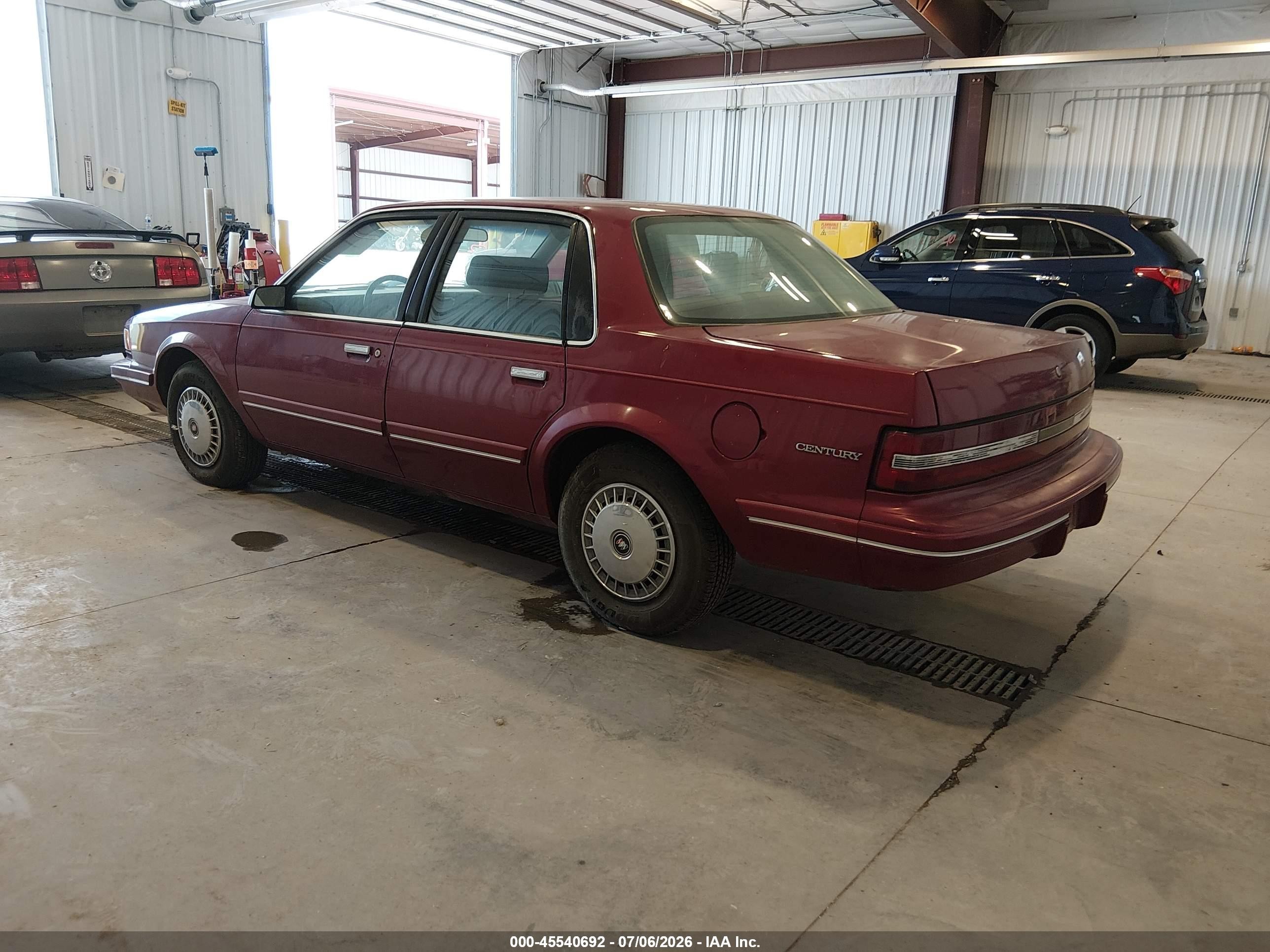 1996 Buick Century Special/custom/limited Red vin: 1G4AG55M0T6427183