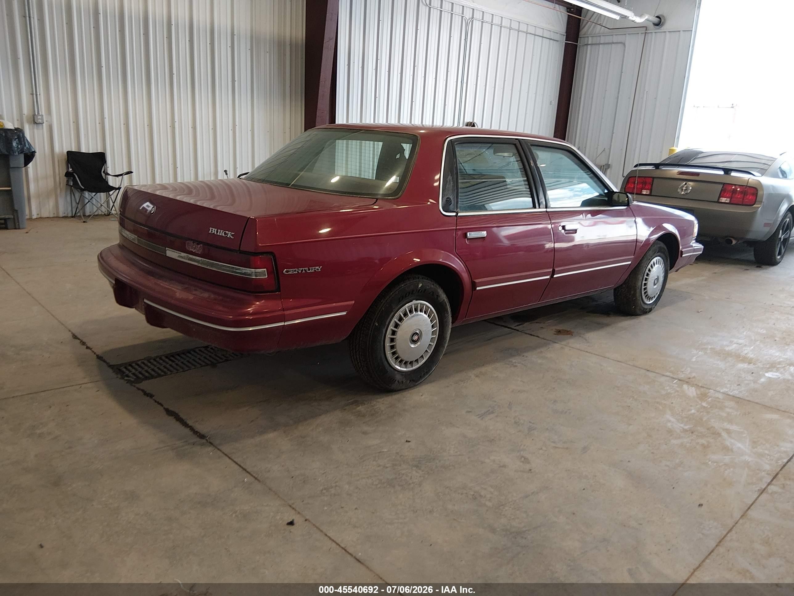 1996 Buick Century Special/custom/limited Red vin: 1G4AG55M0T6427183