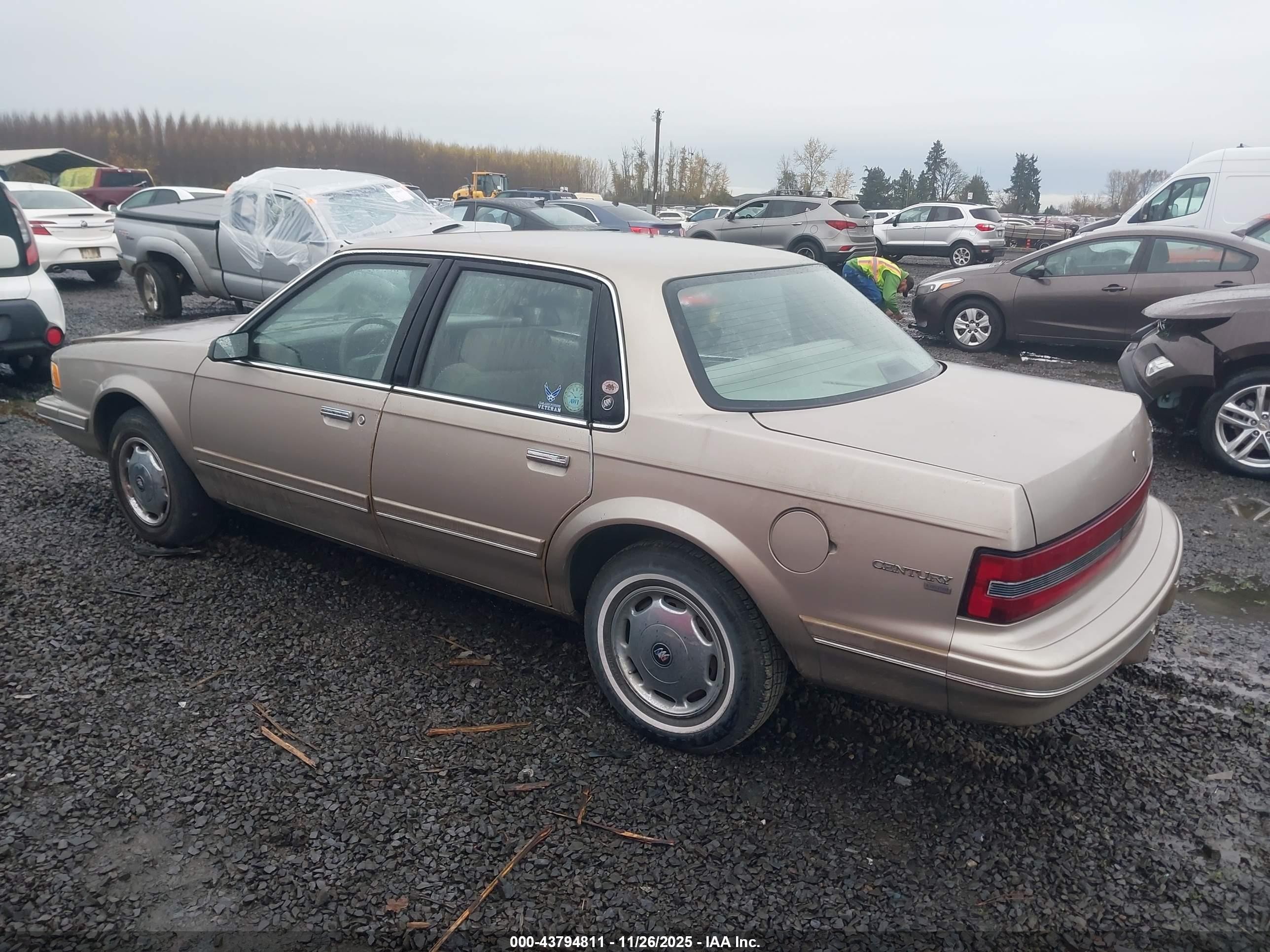 1996 Buick Century Special/custom/limited Brown vin: 1G4AG55M1T6412305
