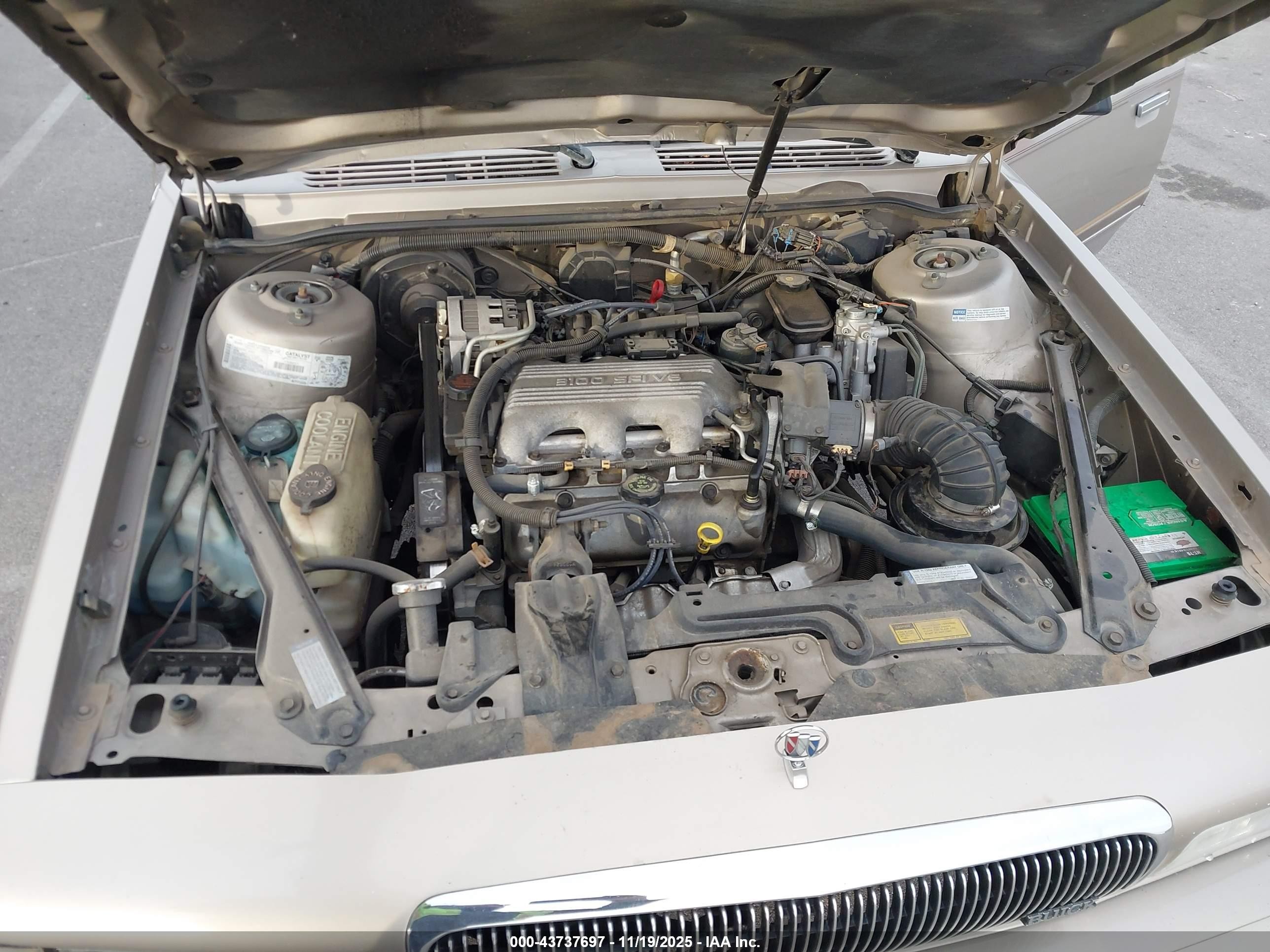 1996 Buick Century Special/custom/limited Beige vin: 1G4AG55M1T6412935