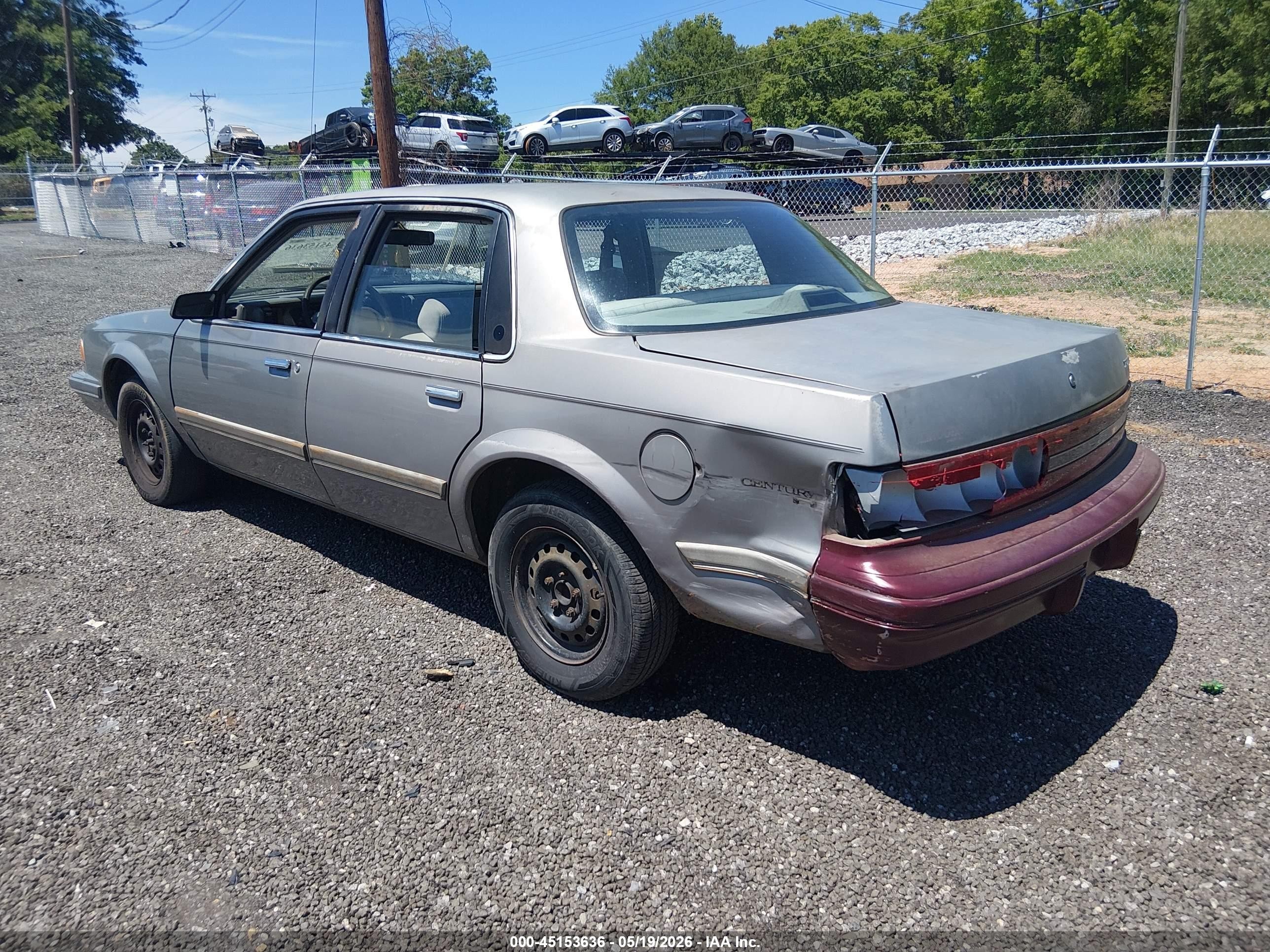 1996 Buick Century Special/custom/limited Silver vin: 1G4AG55M3T6440901