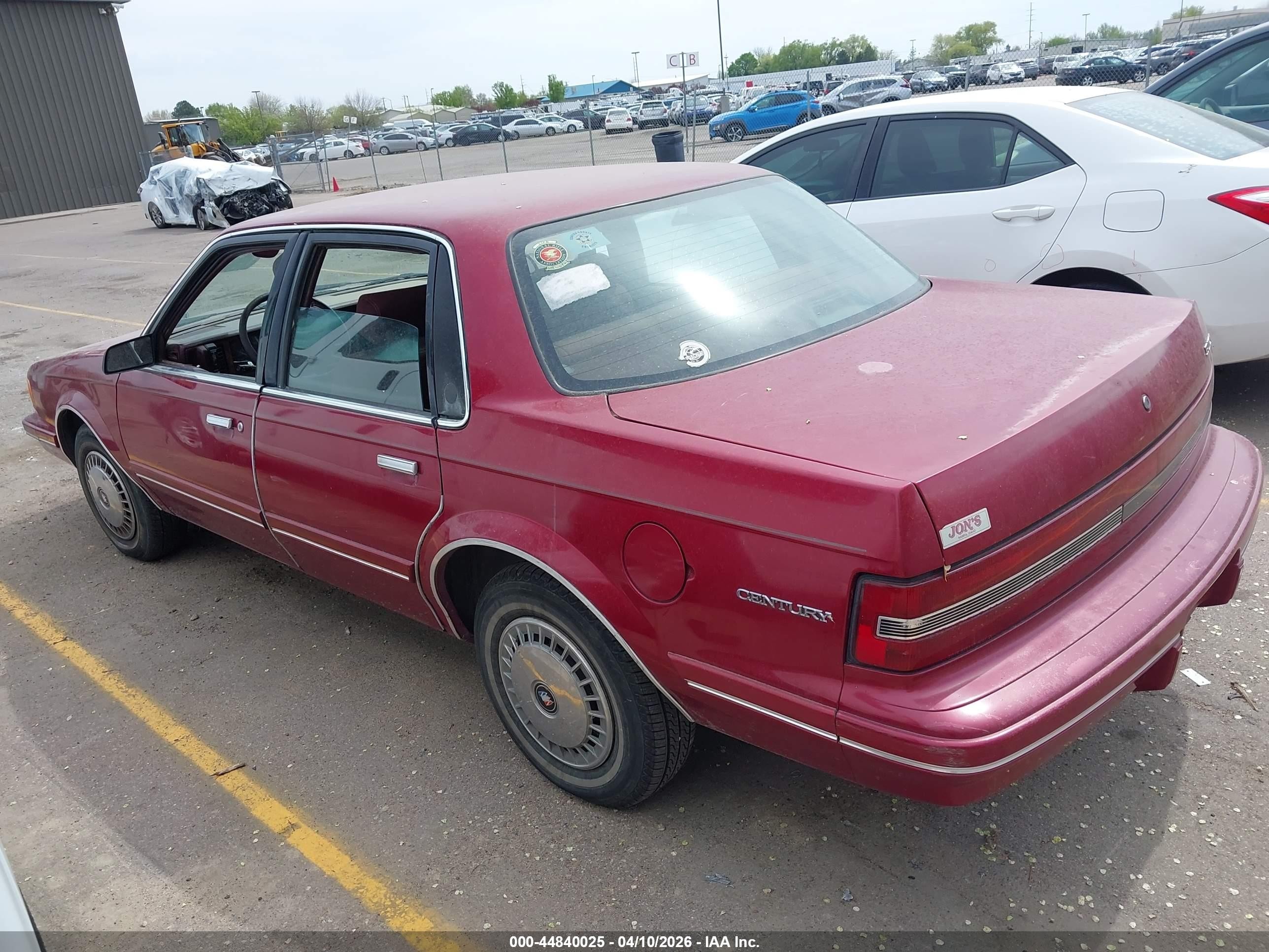1996 Buick Century Special/custom/limited Красный vin: 1G4AG55M4T6442298