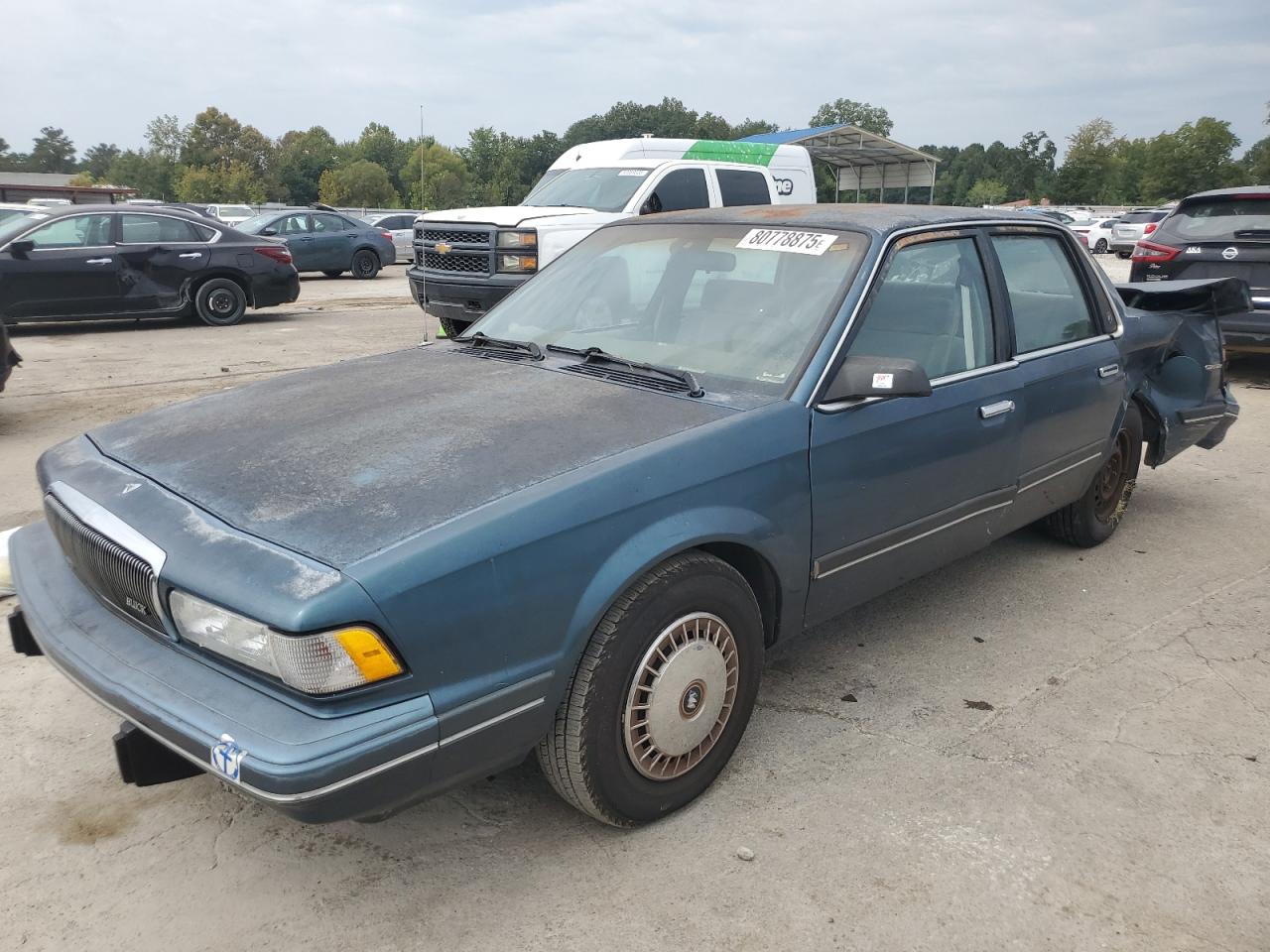 1996 Buick Century Special Blue vin: 1G4AG55M5T6405096