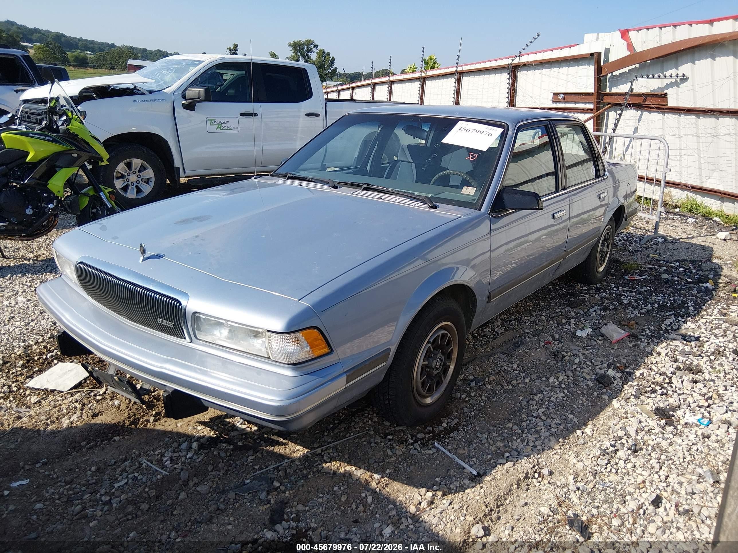 1995 Buick Century Special Blue vin: 1G4AG55M7S6412419