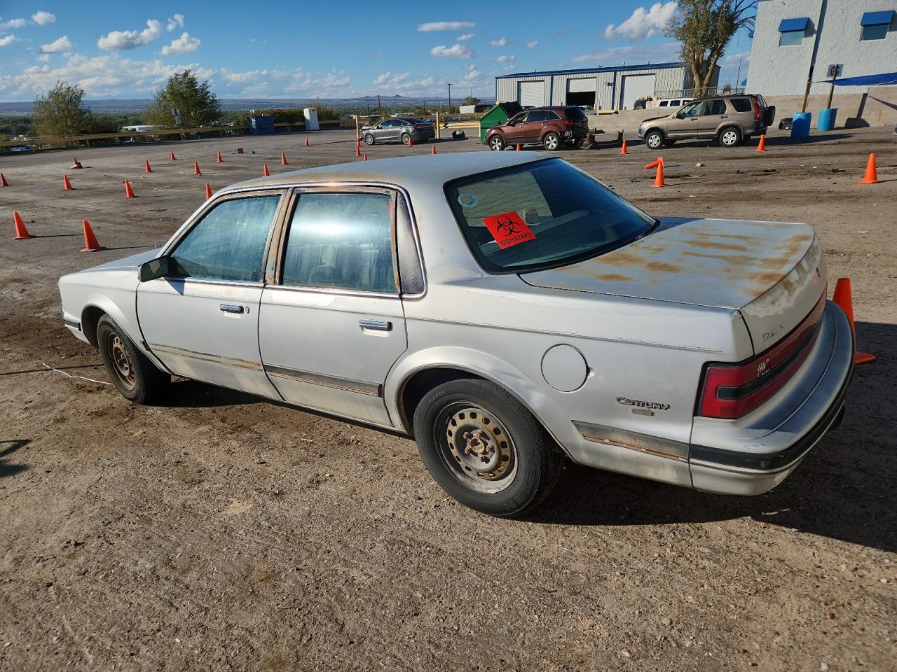1989 Buick Century Custom Silver vin: 1G4AH51N5KT452642