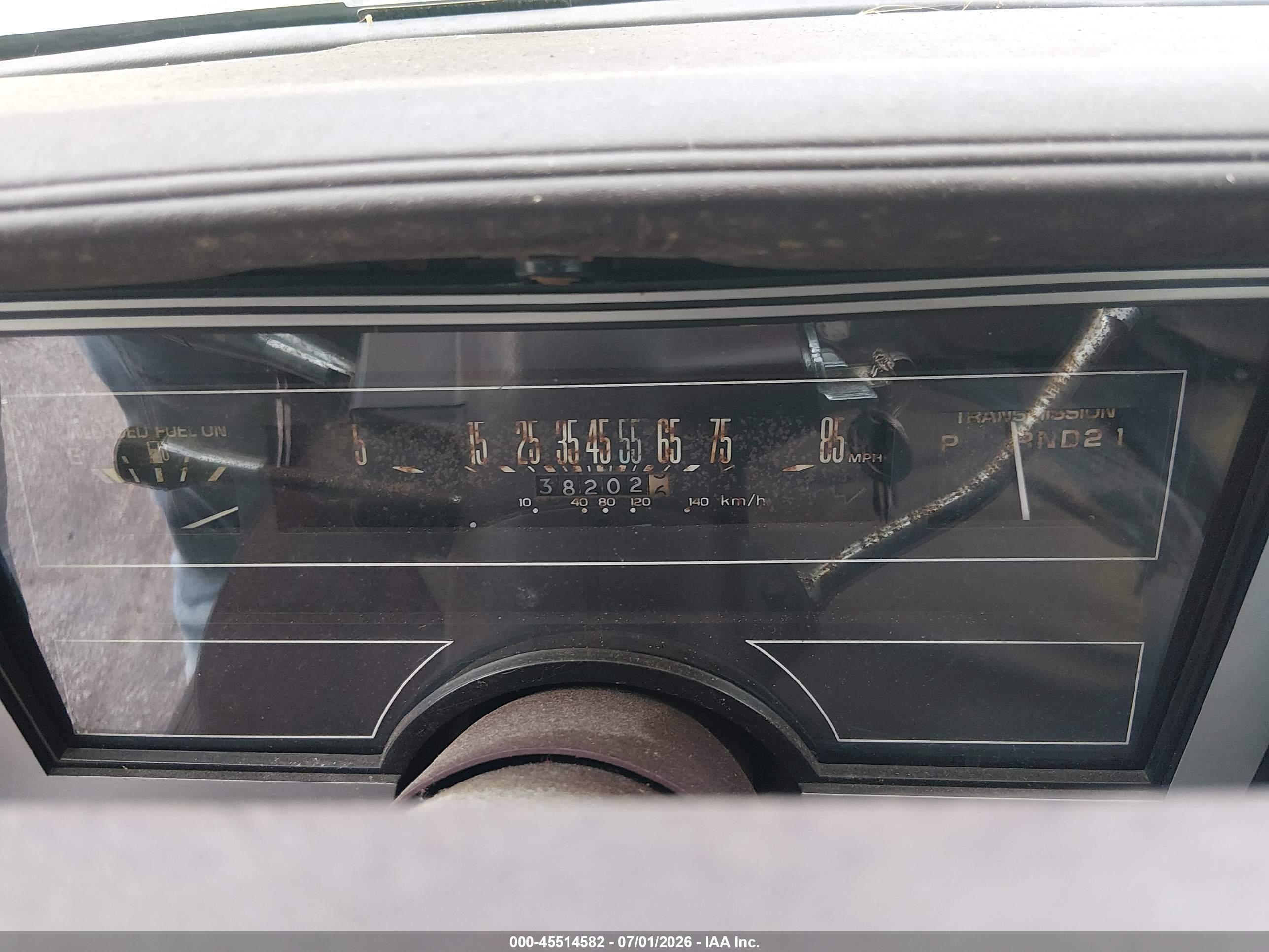 1988 Buick Century Custom Black vin: 1G4AH51R6JT445524