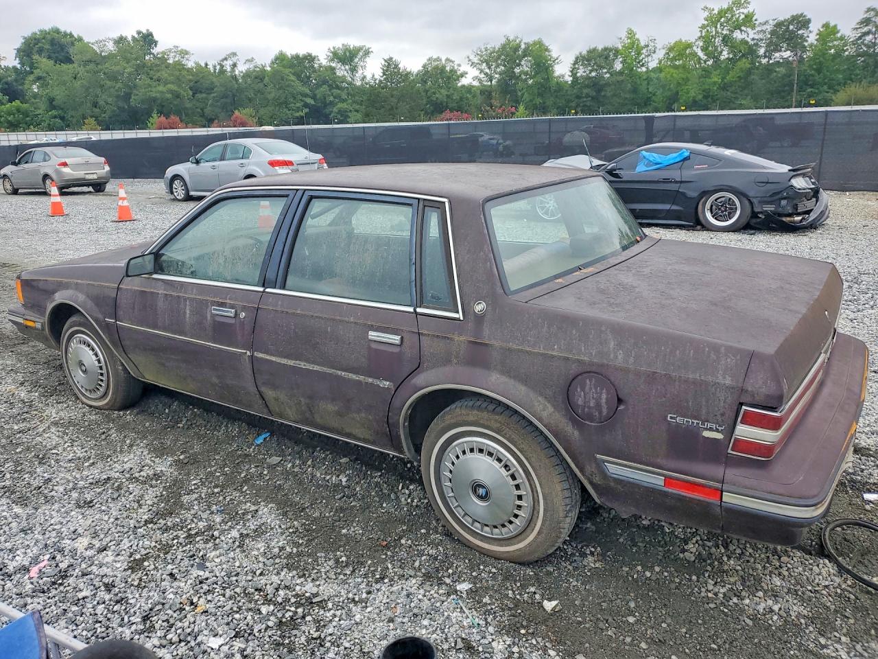 1987 Buick Century Custom Brown vin: 1G4AH51W9HT468537