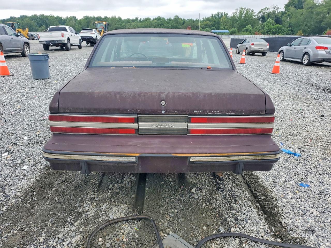 1987 Buick Century Custom Brown vin: 1G4AH51W9HT468537