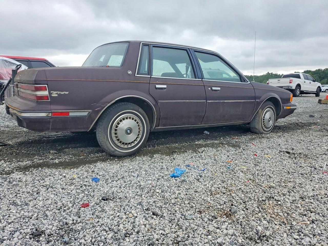 1987 Buick Century Custom Brown vin: 1G4AH51W9HT468537