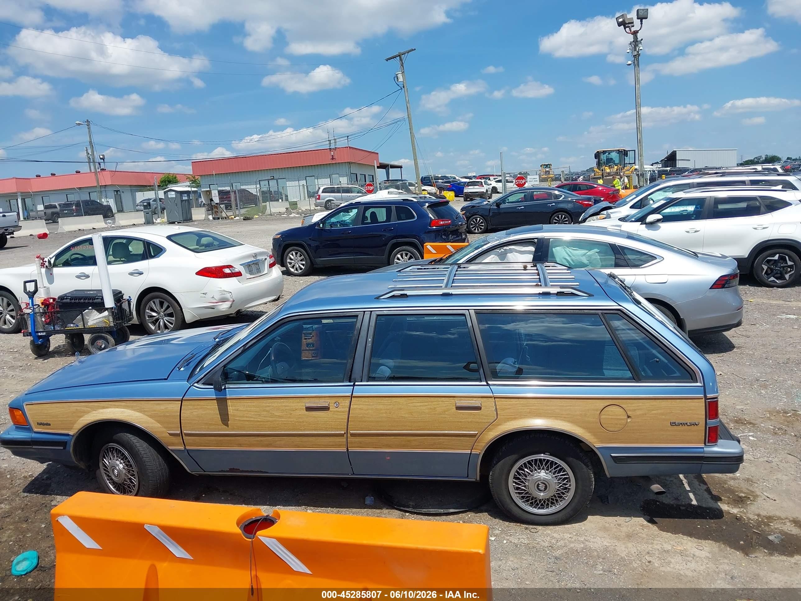 1989 Buick Century Custom Синий vin: 1G4AH81NXKG403754