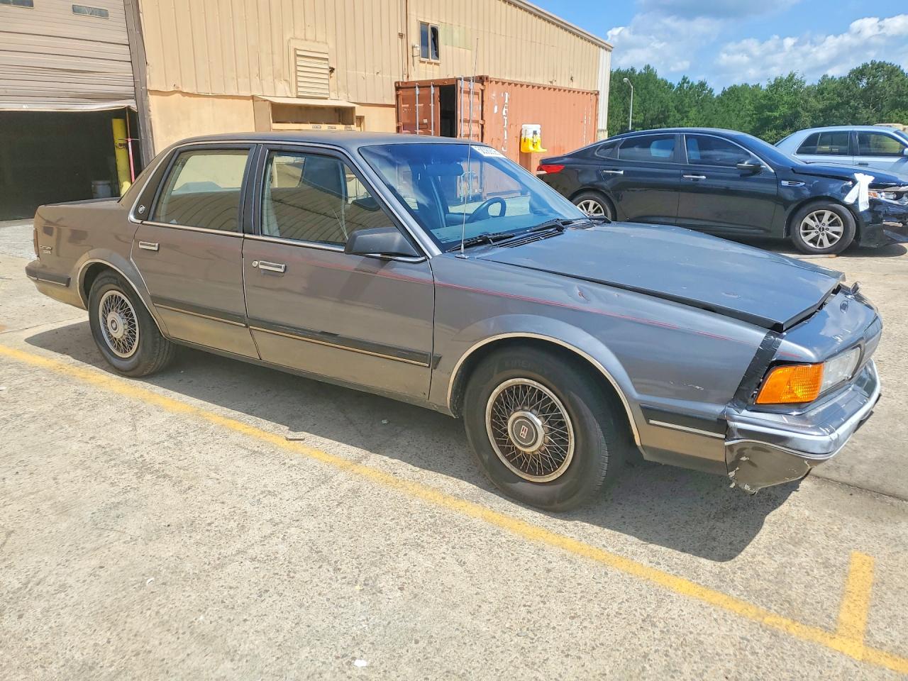 1989 Buick Century Limited Gray vin: 1G4AL51N9K6444623
